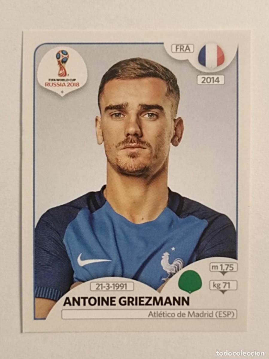 Fu&szlig;ball-Sticker: #195 GRIEZMANN (FRANCIA) MUNDIAL RUSIA 2018 PANINI VERSION ROSA
