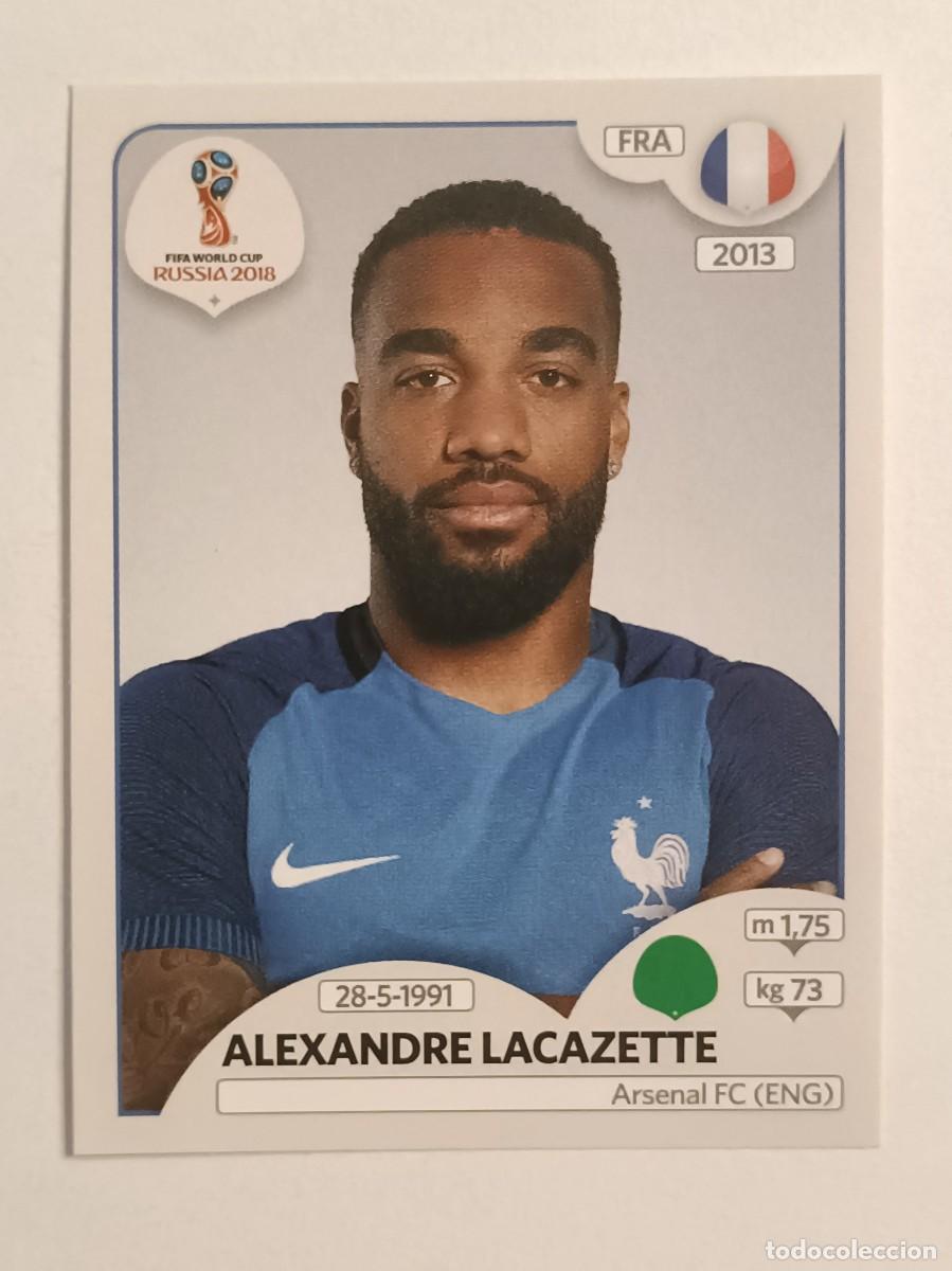 Cromos de f&uacute;tbol: #196 LACAZETTE (FRANCIA) MUNDIAL RUSIA 2018 PANINI VERSION ROSA