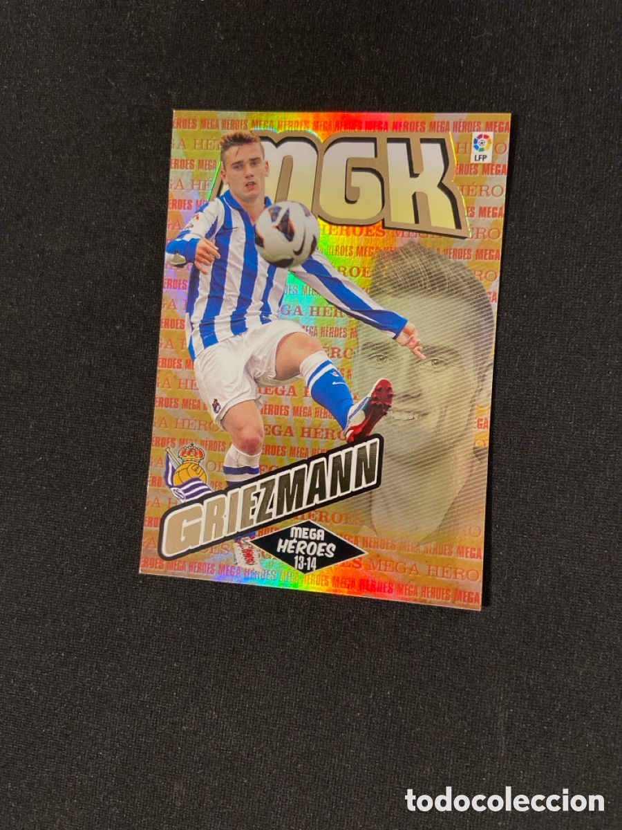 Cromos de f&uacute;tbol: GRIEZMANN 387 MEGA HEROES (REAL SOCIEDAD)