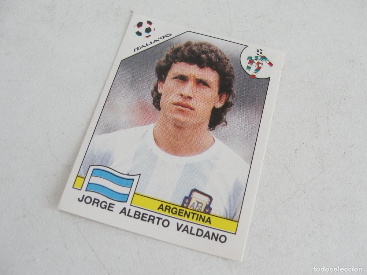 Cromos de f&uacute;tbol: PANINI ITALIA 90 - ARGENTINA 132 - JORGE VALDANO - NUNCA PEGADO
