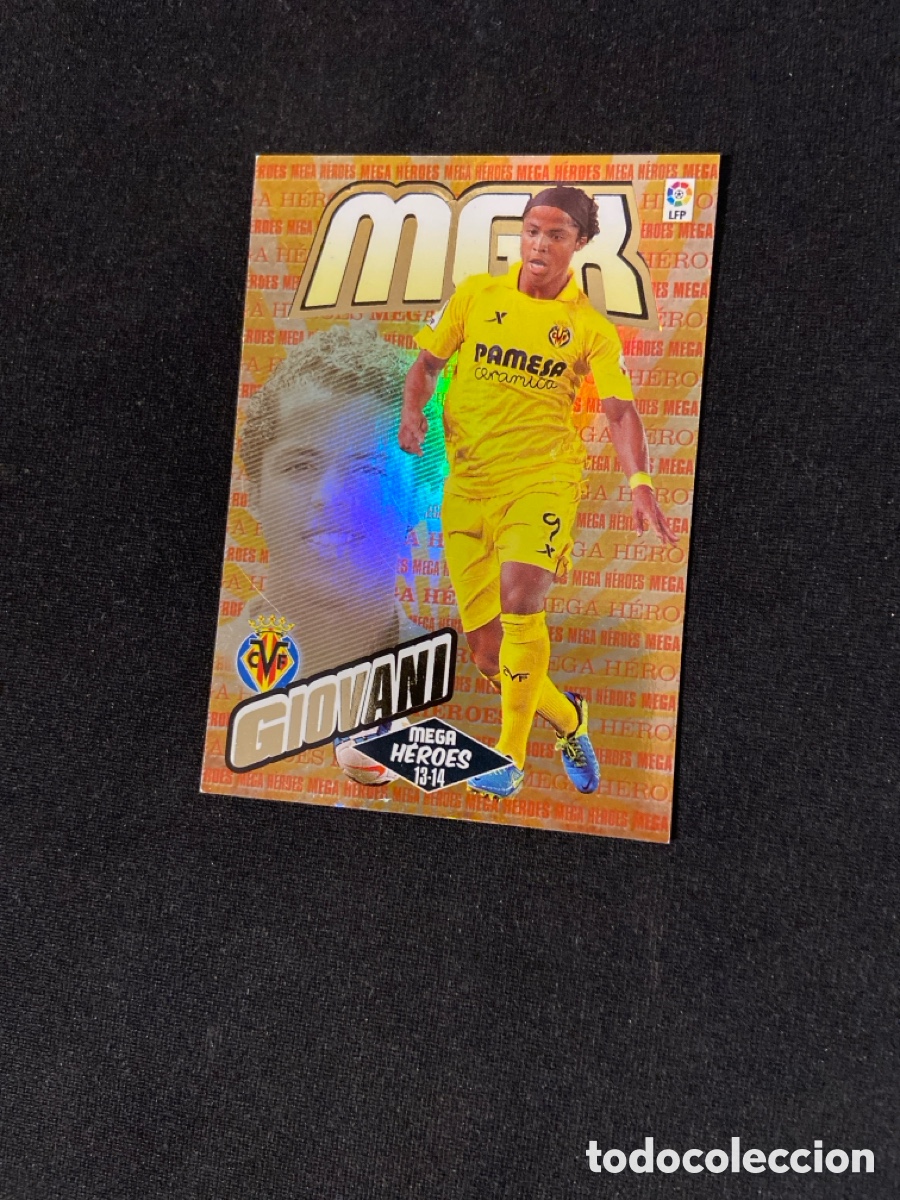 Cromos de f&uacute;tbol: GIOVANI 390 BIS MEGA HEROES (VILLARREAL)
