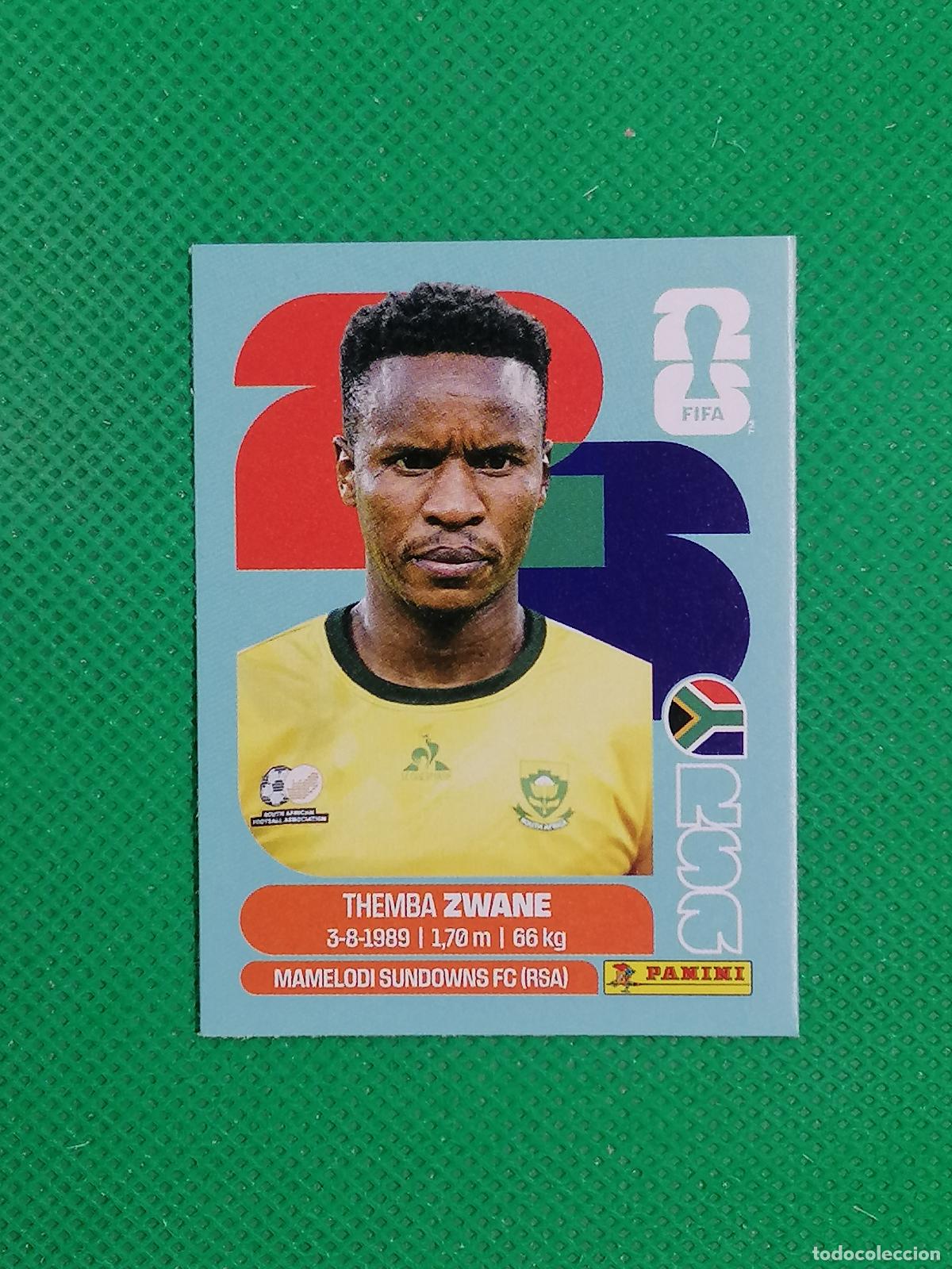 Cromos de f&uacute;tbol: THEMBA ZWANE SUDAFRICA RSA UPDATE SET ⚽ PANINI FIFA MUNDIAL WORLD CUP 26 2026 STICKER ⚽