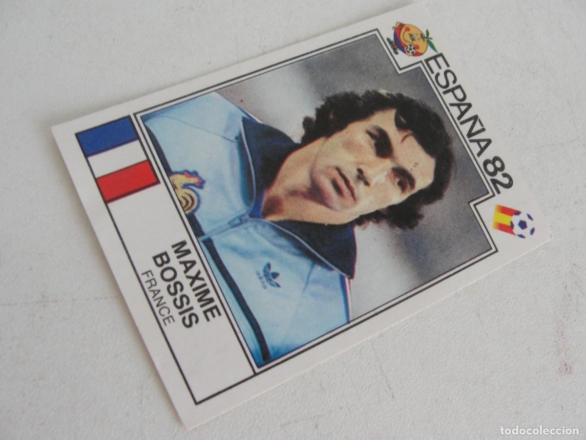 Cromos de f&uacute;tbol: PANINI ESPA&Ntilde;A 82 / FRANCIA 281 - MAXIME BOSSIS - NUNCA PAGADO - MUY BUEN ESTADO