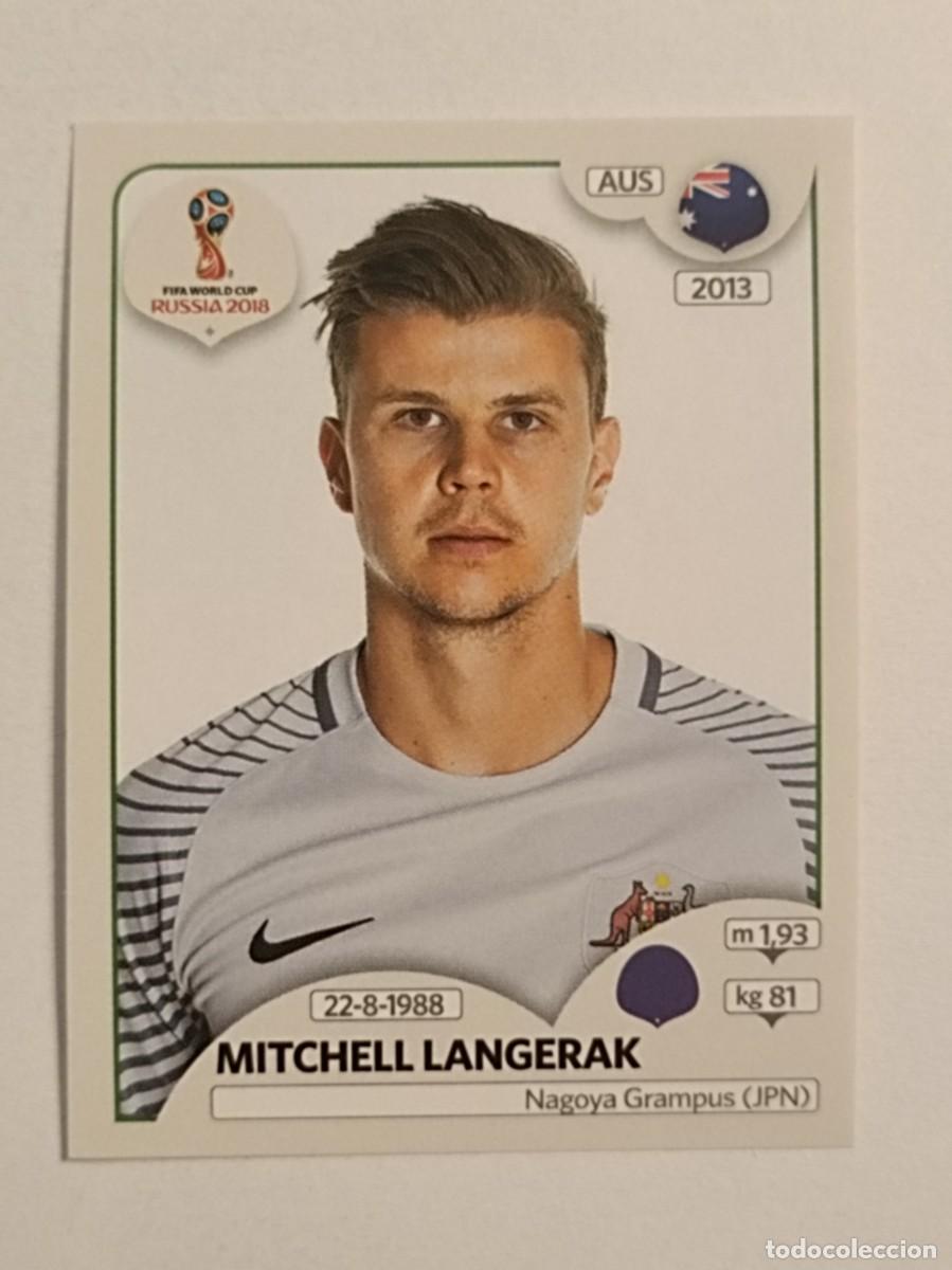 Cromos de f&uacute;tbol: #203 LANGERAK (AUSTRALIA) MUNDIAL RUSIA 2018 PANINI VERSION ROSA