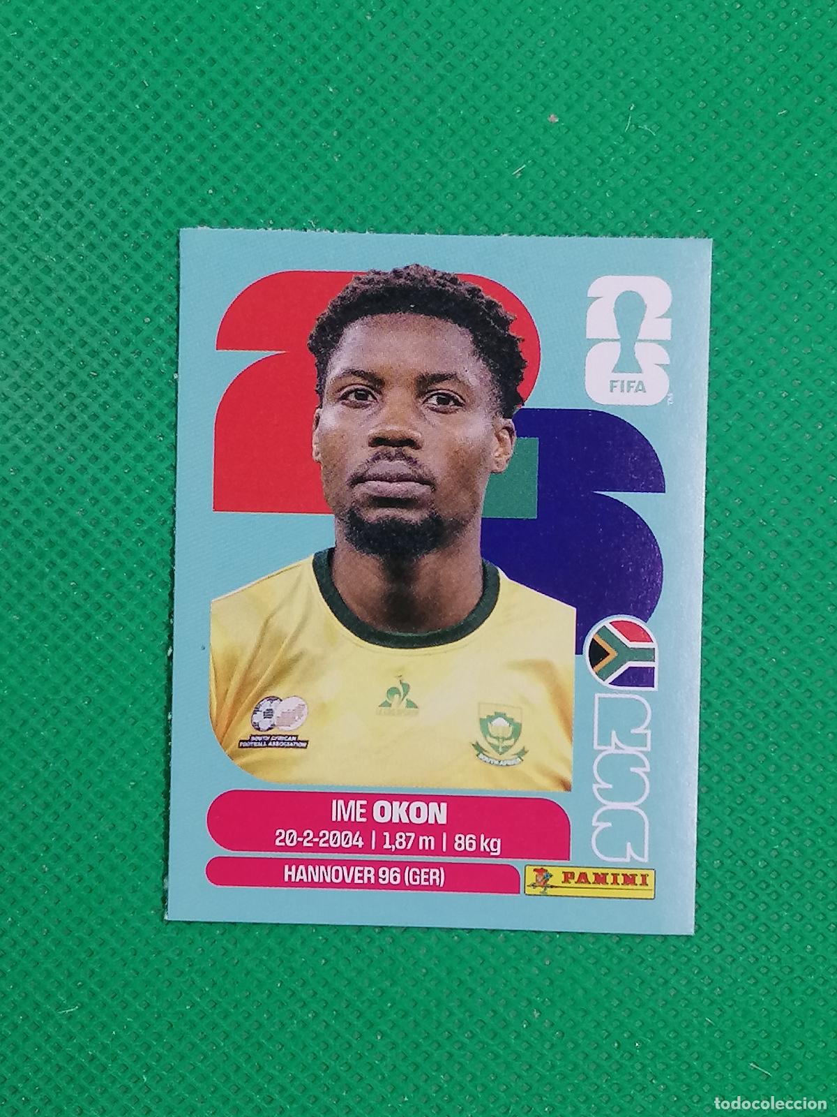 Cromos de f&uacute;tbol: IME OKON SUDAFRICA RSA UPDATE SET ⚽ PANINI FIFA MUNDIAL WORLD CUP 26 2026 STICKER ⚽