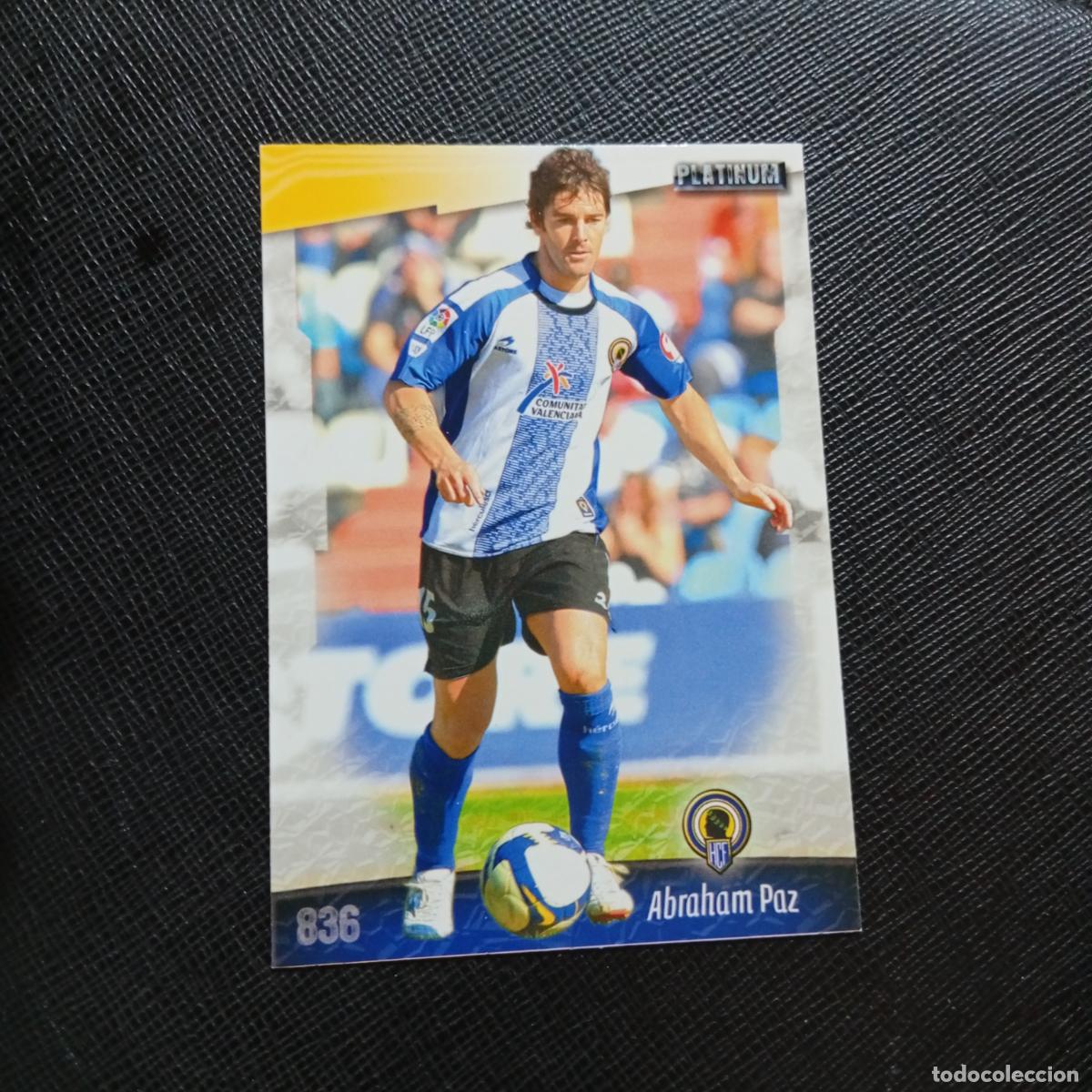 Cromos de f&uacute;tbol: 836 ABRAHAM PAZ HERCULES MUNDICROMO QUIZ GAME 2008 2009 FUTBOL 08 09 - A212 PG31