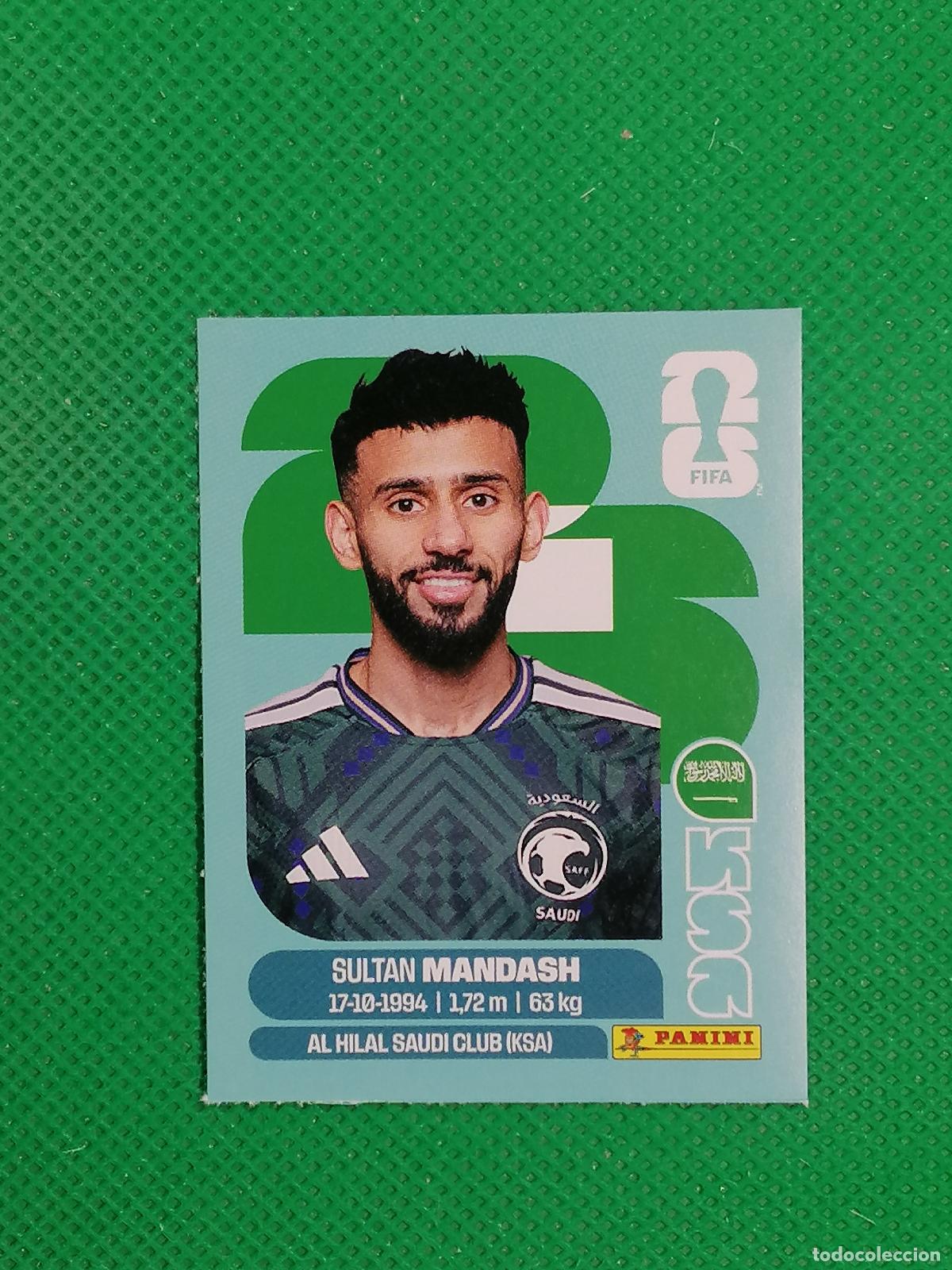 Cromos de f&uacute;tbol: SULTAN MANDASH ARABIA SAUDI KSA UPDATE SET ⚽ PANINI FIFA MUNDIAL WORLD CUP 26 2026 STICKER ⚽
