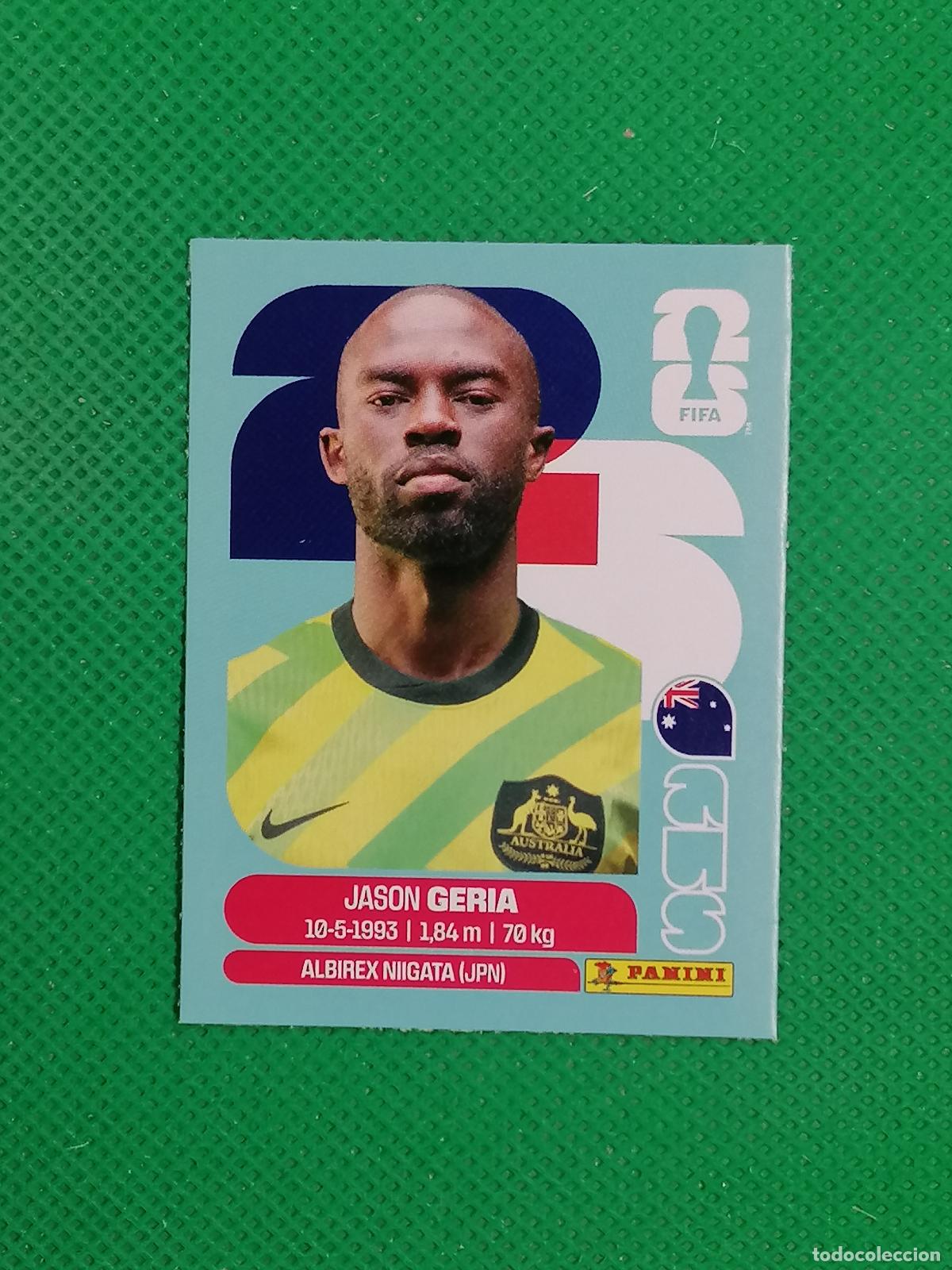 Fu&szlig;ball-Sticker: JASON GERIA AUSTRALIA AUS UPDATE SET ⚽ PANINI FIFA MUNDIAL WORLD CUP 26 2026 STICKER ⚽