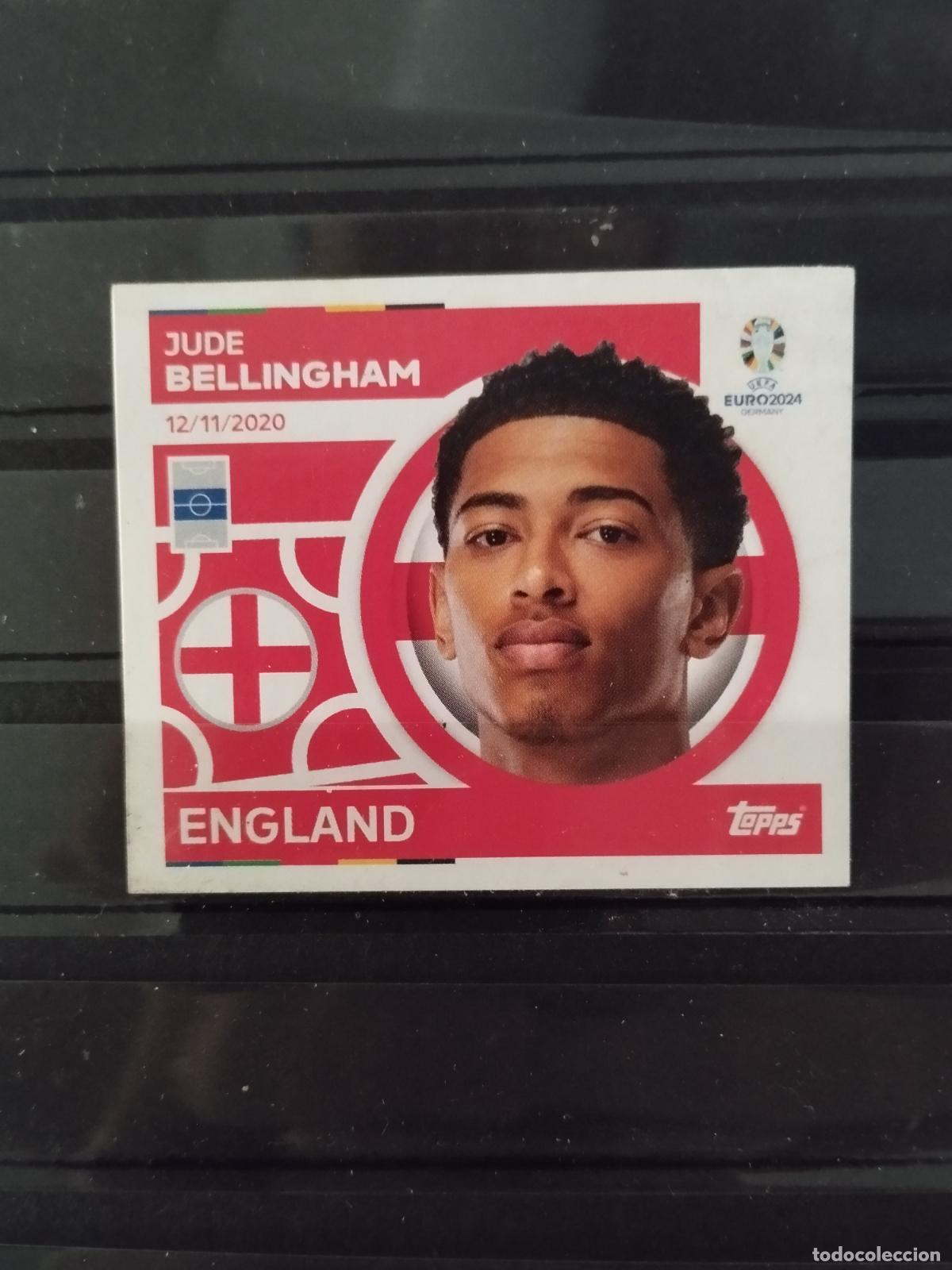 Cromos de Futebol: UEFA. EURO2024. TAPPS. N&ordm; 16. JUDE BELLINGHAM. NUEVO
