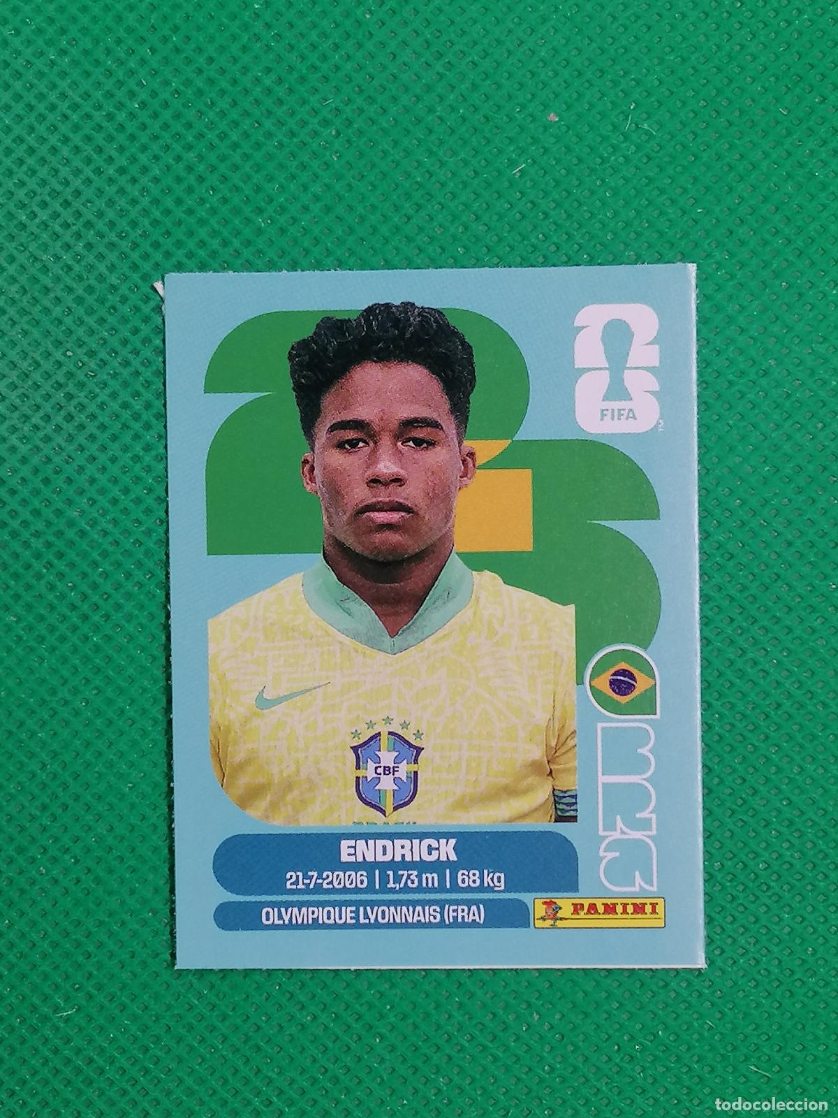 Cromos de f&uacute;tbol: ENDRICK BRASIL BRA UPDATE SET ⚽ PANINI FIFA MUNDIAL WORLD CUP 26 2026 STICKER ⚽