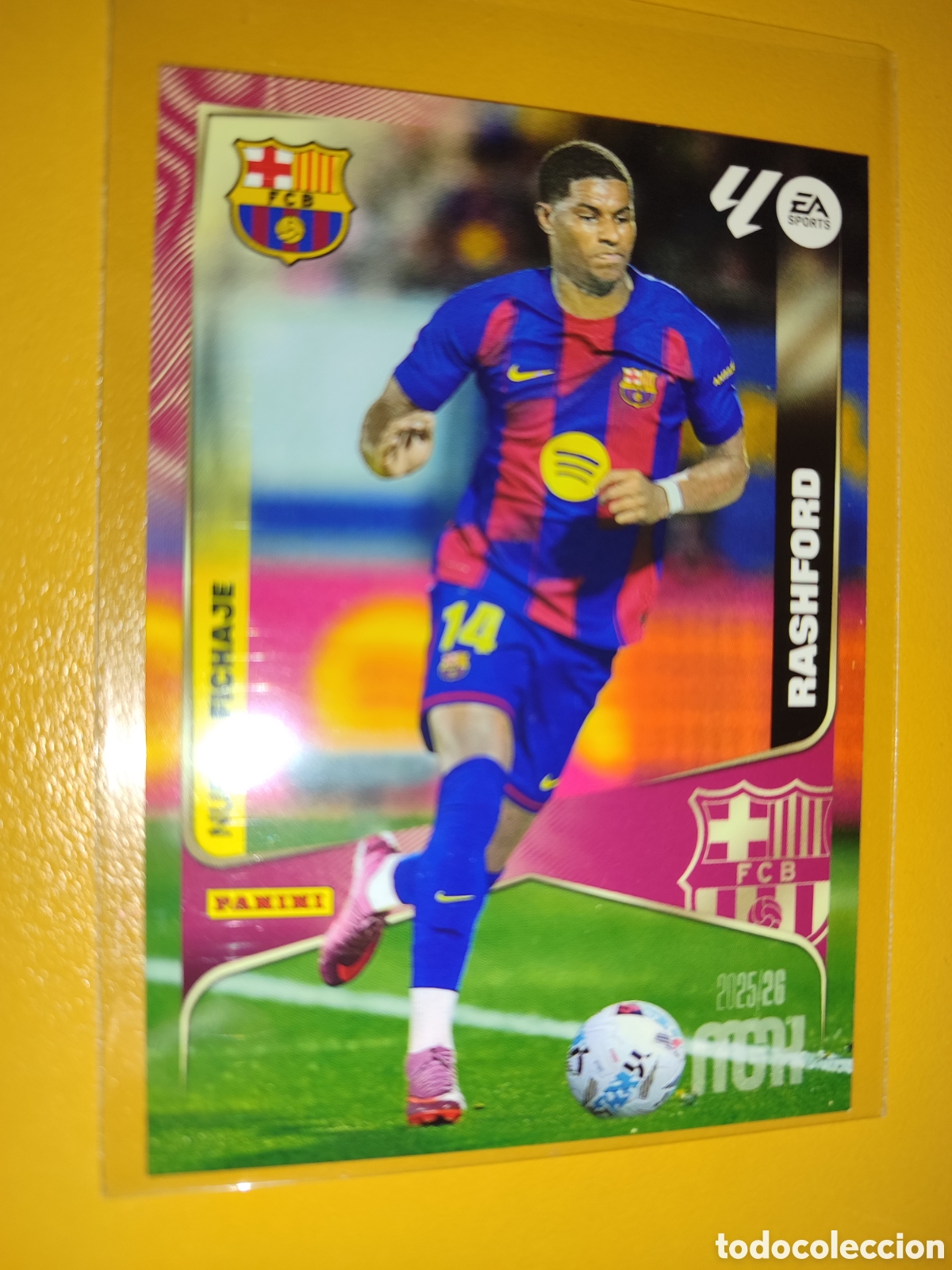 Cromos de f&uacute;tbol: Rashford Nuevo Fichaje Megacraks 25/26