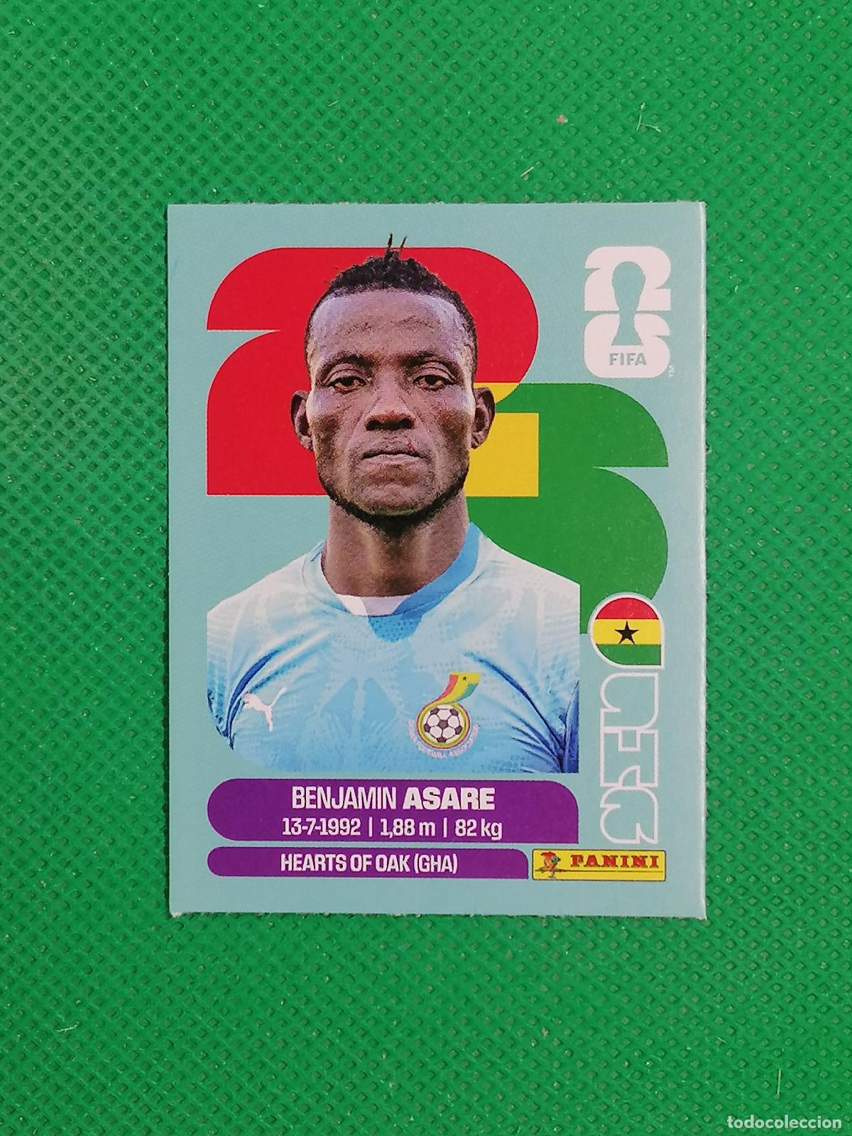 Cromos de f&uacute;tbol: BENJAMIN ASARE GHANA GHA UPDATE SET ⚽ PANINI FIFA MUNDIAL WORLD CUP 26 2026 STICKER ⚽