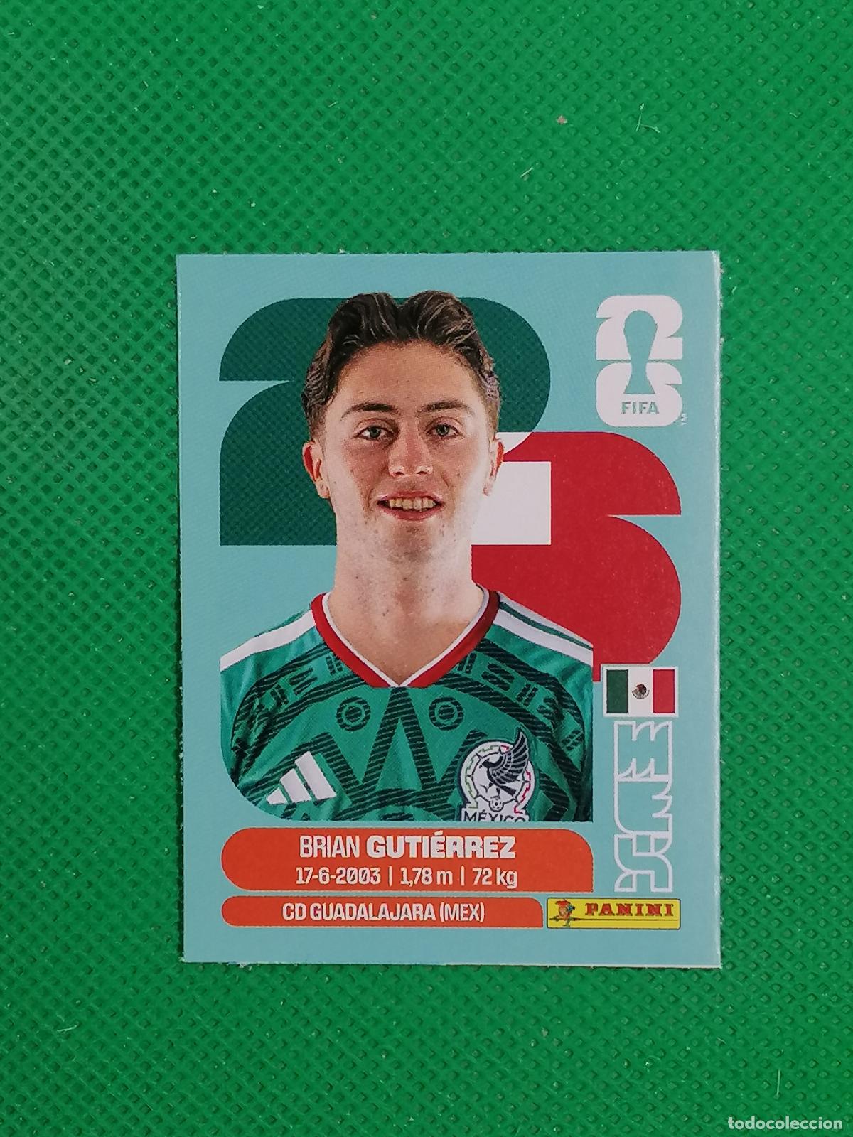 Cromos de f&uacute;tbol: BRIAN GUTIERREZ MEXICO MEX UPDATE SET ⚽ PANINI FIFA MUNDIAL WORLD CUP 26 2026 STICKER ⚽