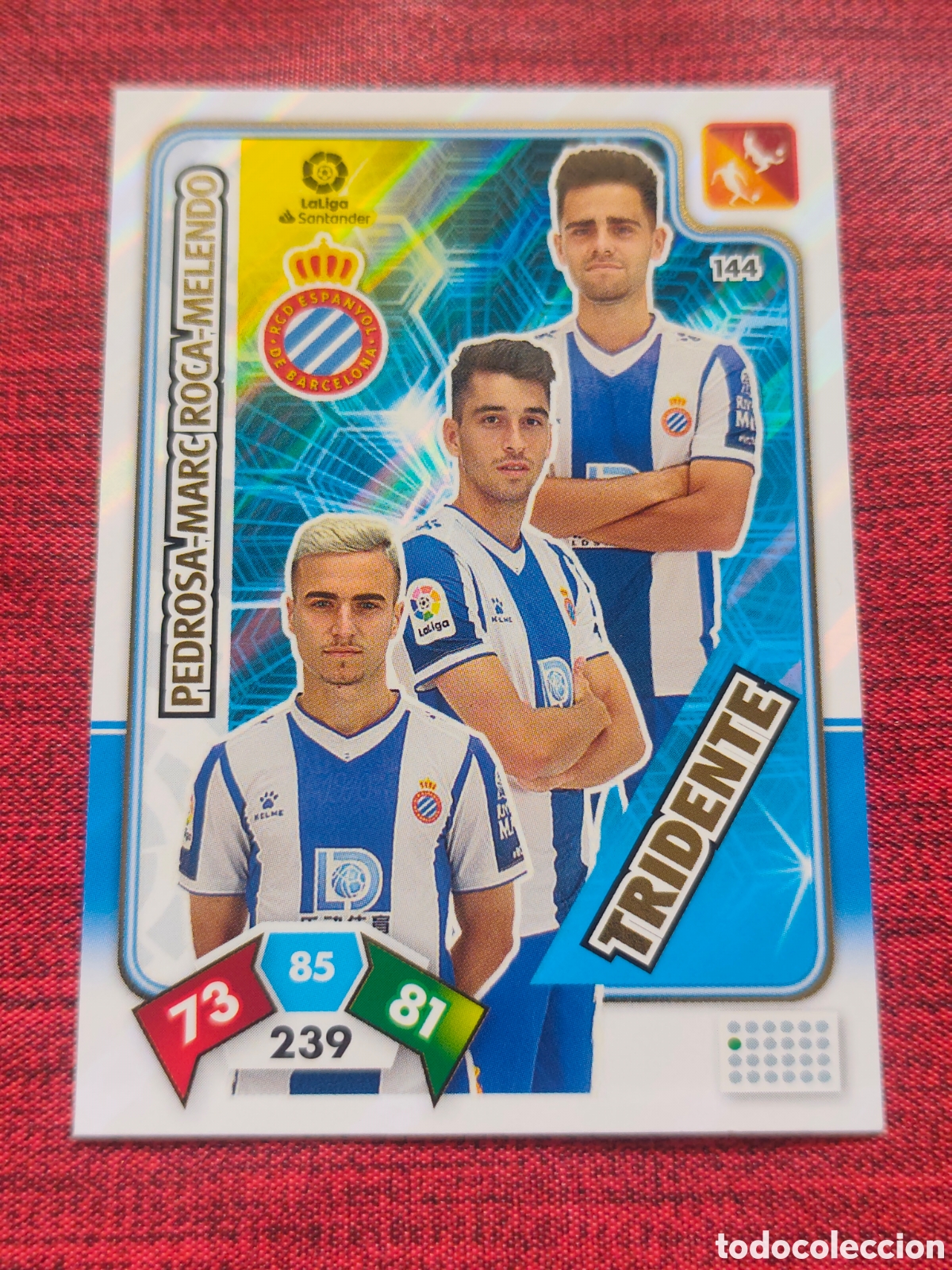 Cromos de f&uacute;tbol: 144 TRIDENTE ESPANYOL ADRENALYN XL 2019 2020
