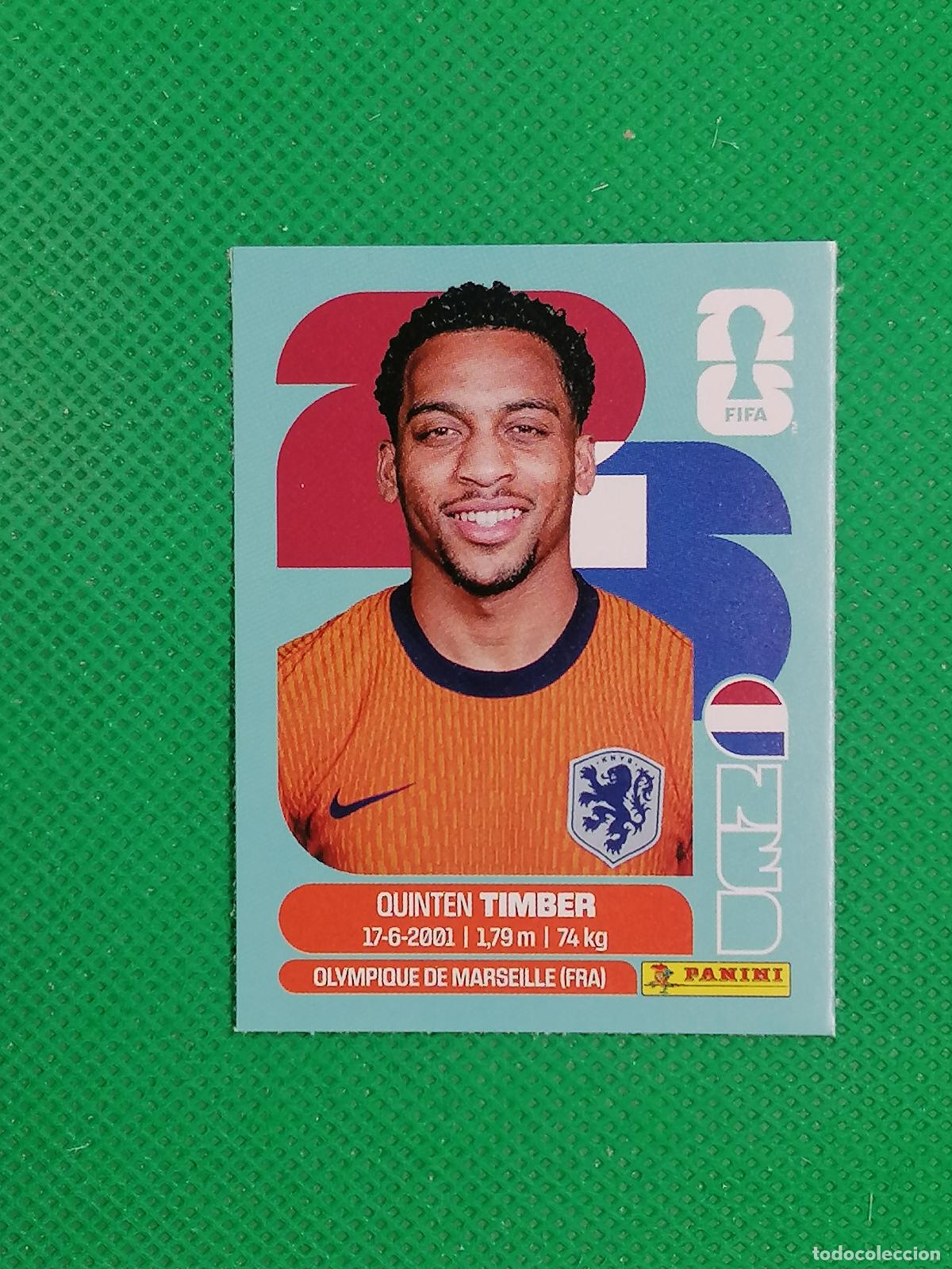 Cromos de f&uacute;tbol: QUINTER TIMBER HOLANDA NED UPDATE SET ⚽ PANINI FIFA MUNDIAL WORLD CUP 26 2026 STICKER ⚽