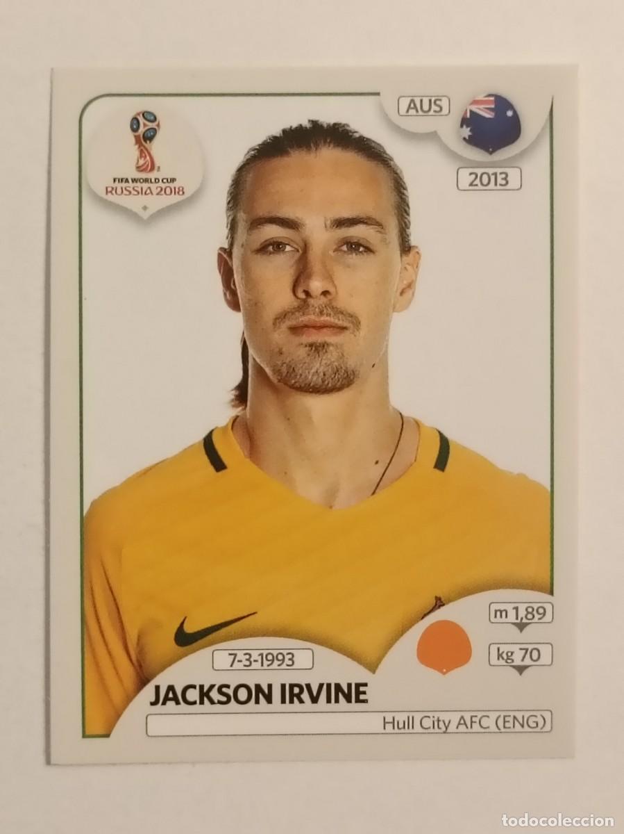 Cromos de f&uacute;tbol: #214 IRVINE (AUSTRALIA) MUNDIAL RUSIA 2018 PANINI VERSION ROSA