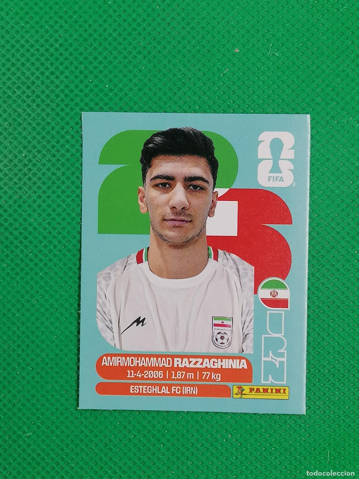 Cromos de f&uacute;tbol: AMIRMOHAMMAD RAZZAGHINIA IRAN IRN UPDATE SET ⚽ PANINI FIFA MUNDIAL WORLD CUP 26 2026 STICKER ⚽