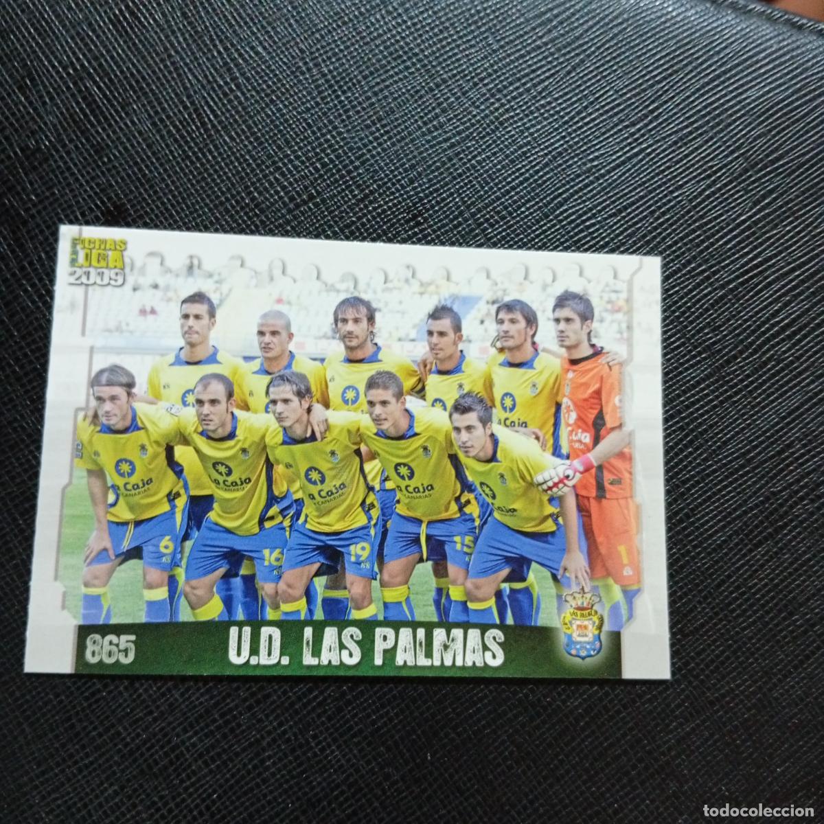 Cromos de f&uacute;tbol: 865 ALINEACION LAS PALMAS MUNDICROMO QUIZ GAME 2008 2009 FUTBOL 08 09 - A212 PG34