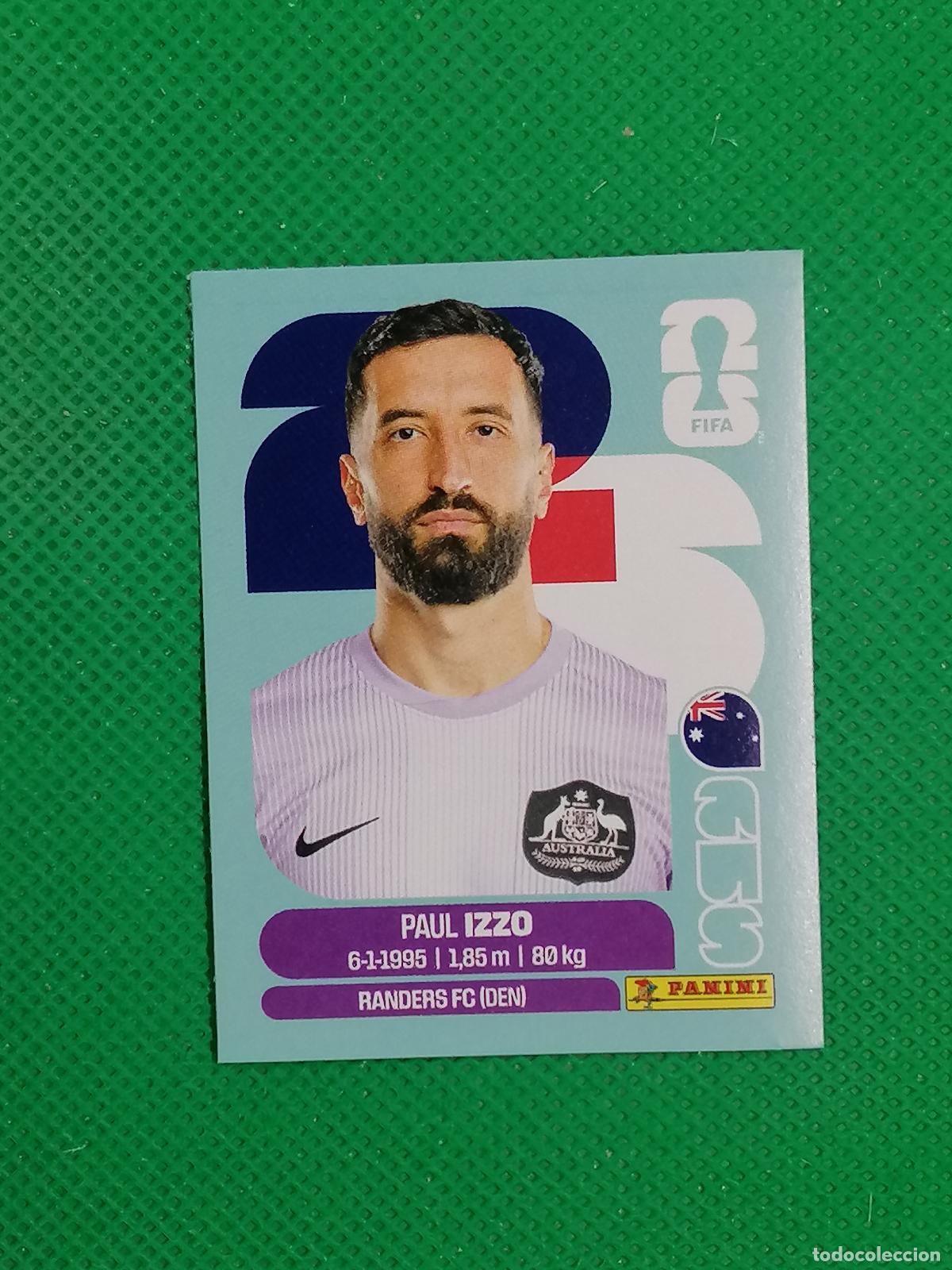 Cromos de f&uacute;tbol: PAUL IZZO AUSTRALIA AUS UPDATE SET ⚽ PANINI FIFA MUNDIAL WORLD CUP 26 2026 STICKER ⚽