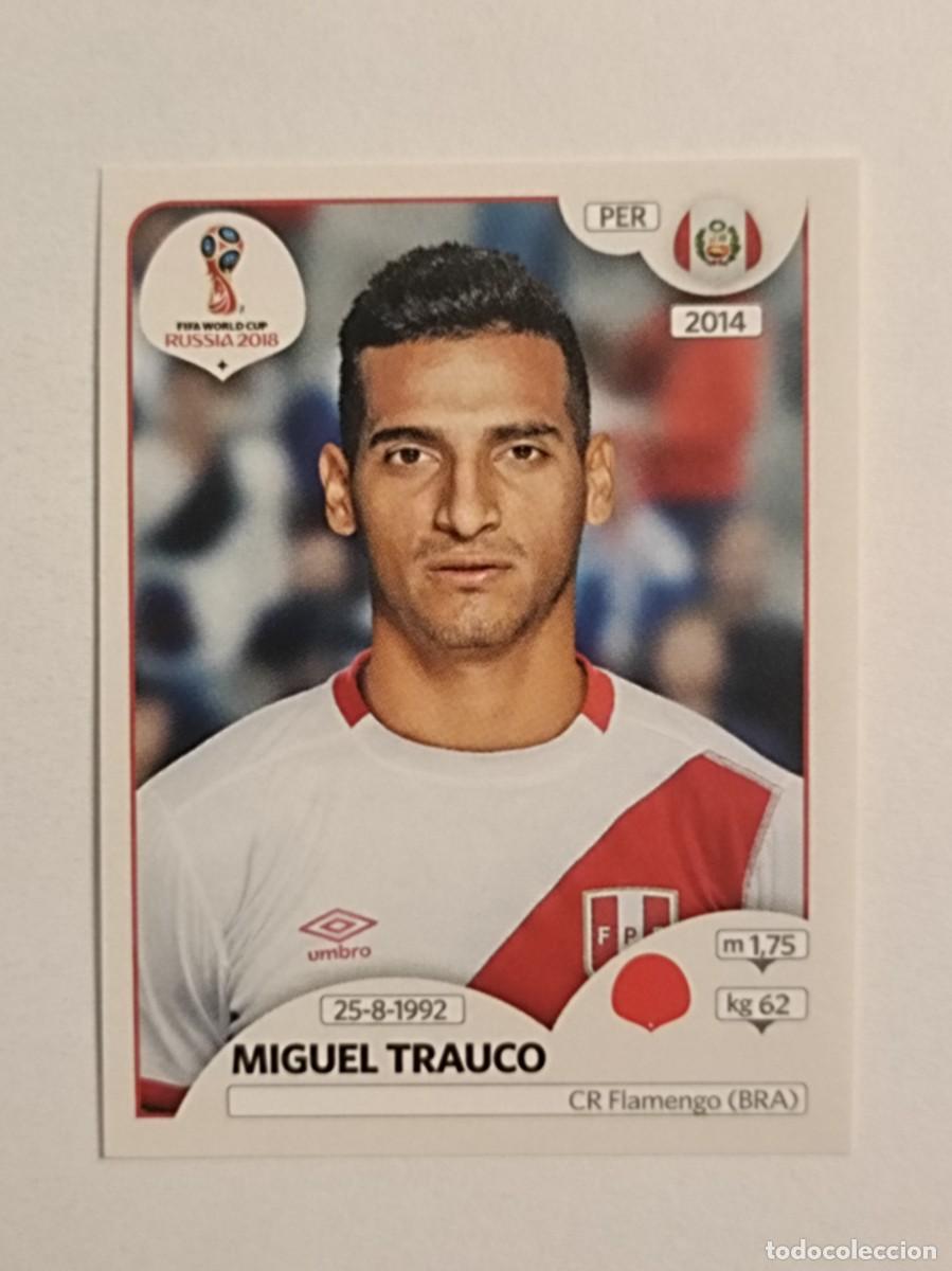 Cartes &agrave; collectionner de Football: #225 TRAUCO (PERU) MUNDIAL RUSIA 2018 PANINI VERSION ROSA