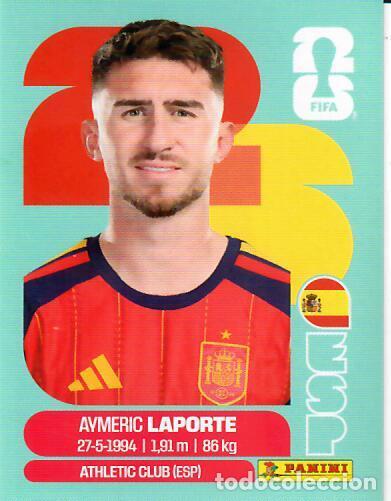 Cartes &agrave; collectionner de Football: CROMO PANINI MUNDIAL WORLD CUP 2026 - ESP 4 - LAPORTE - ESPA&Ntilde;A