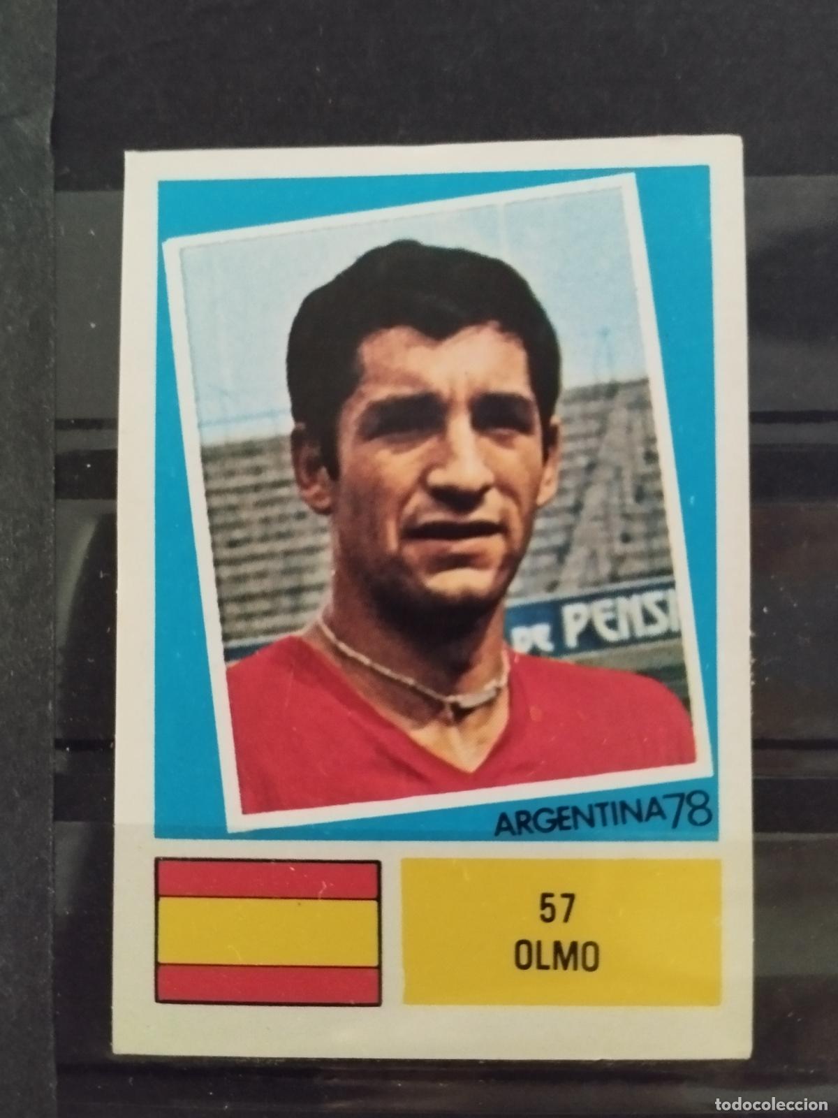 Cartes &agrave; collectionner de Football: MUNDIAL DE FUTBOL ARGENTINA 1978. ED. FHER. N 57. OLMO. ESPA&Ntilde;A.