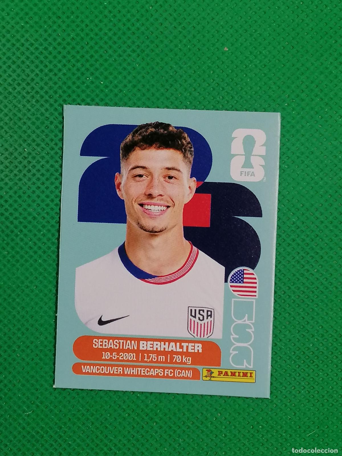 Cartes &agrave; collectionner de Football: SEBASTIAN BERHALTER ESTADOS UNIDOS USA UPDATE SET ⚽ PANINI FIFA MUNDIAL WORLD CUP 26 2026 STICKER ⚽