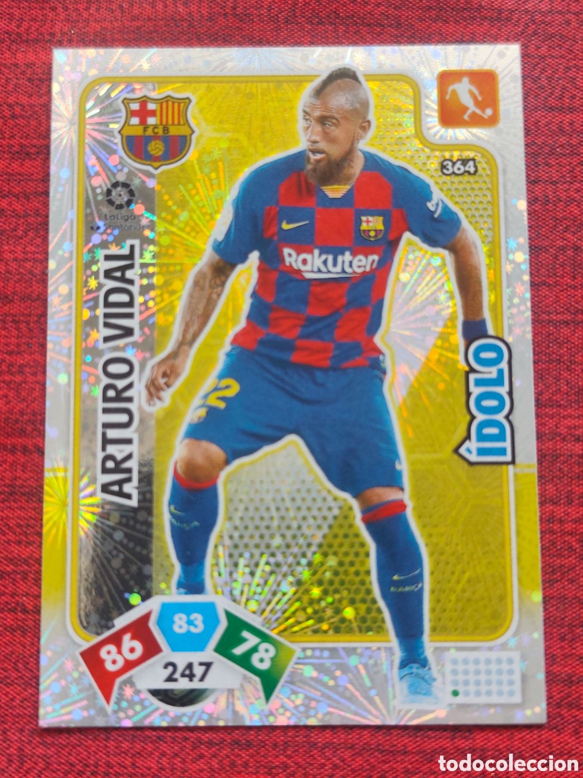 Cromos de Futebol: 364 &Iacute;DOLO ARTURO VIDAL FC BARCELONA ADRENALYN XL 2019 2020