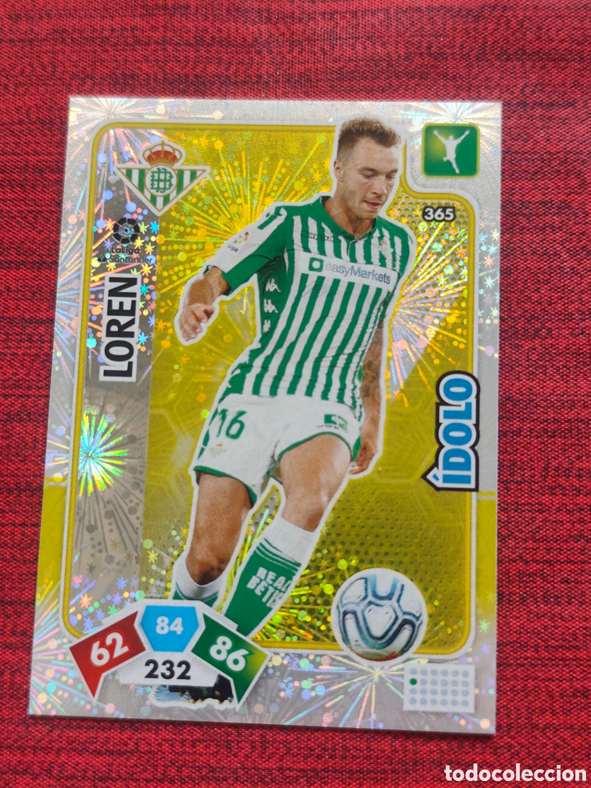Cromos de Futebol: 365 &Iacute;DOLO LOREN REAL BETIS ADRENALYN XL 2019 2020