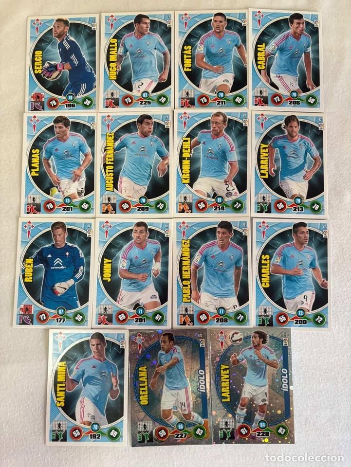 Cromos de Futebol: Lote Cartas Celta Adrenalyn 2014-15