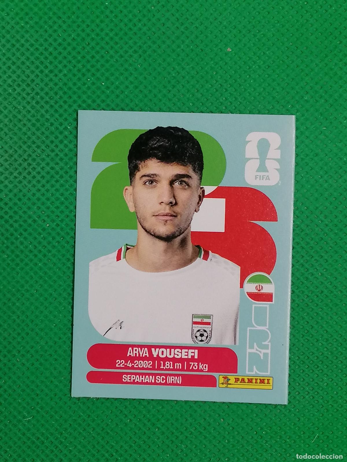 Figurine di Calcio: ARYA YOUSEFI IRAN IRN UPDATE SET ⚽ PANINI FIFA MUNDIAL WORLD CUP 26 2026 STICKER ⚽