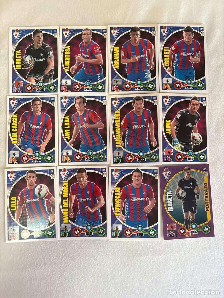 Figurine di Calcio: Lote Cartas Eibar Adrenalyn 2014-15