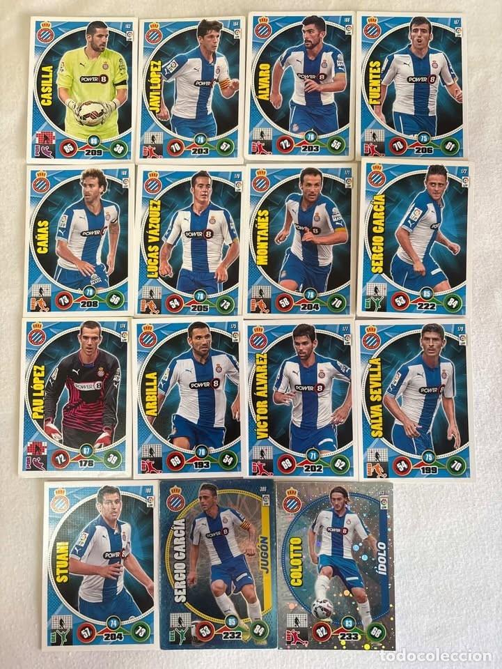 Cartes &agrave; collectionner de Football: Lote Cartas Espanyol Adrenalyn 2014-15