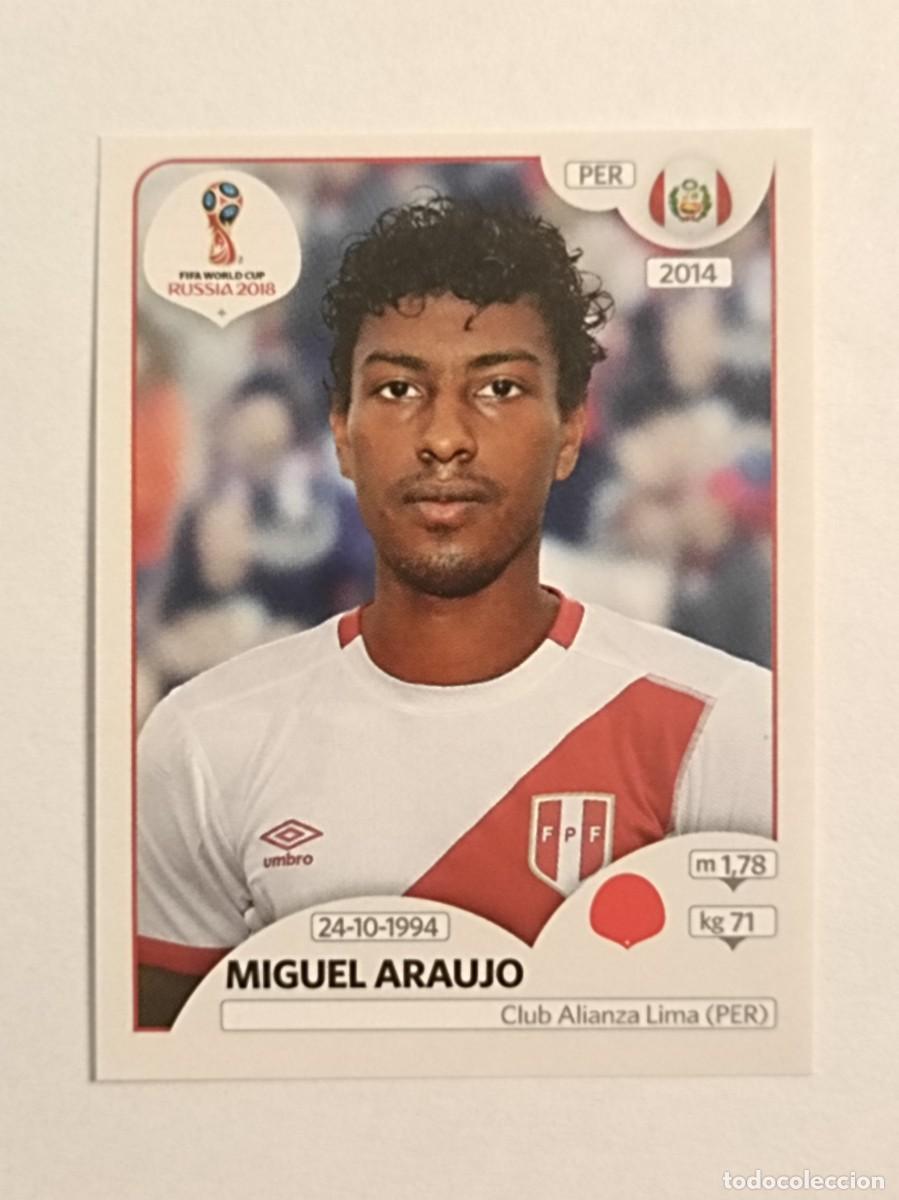 Cromos de f&uacute;tbol: #229 ARAUJO (PERU) MUNDIAL RUSIA 2018 PANINI VERSION ROSA