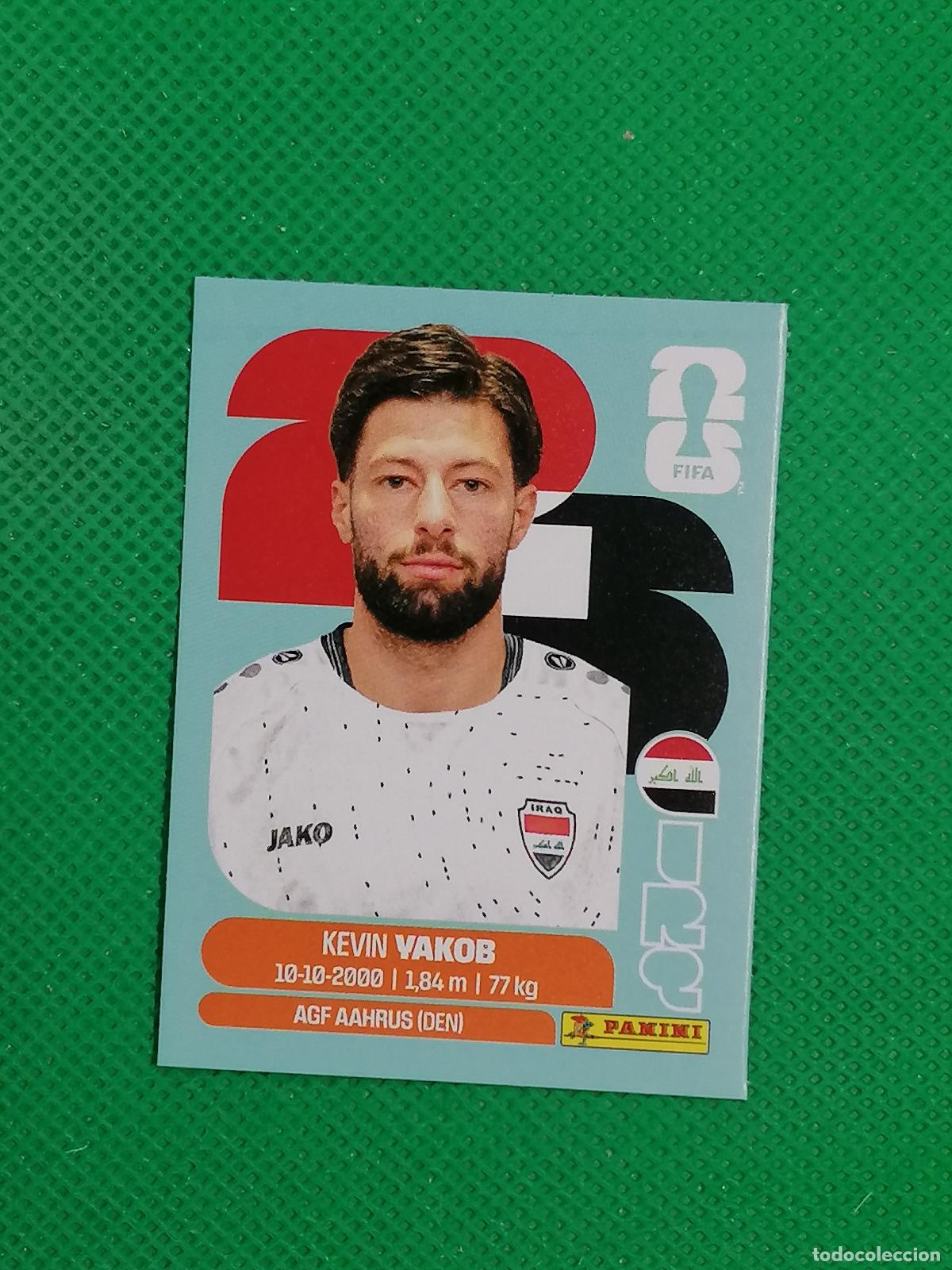 Cromos de f&uacute;tbol: KEVIN YAKOB IRAQ IRQ UPDATE SET ⚽ PANINI FIFA MUNDIAL WORLD CUP 26 2026 STICKER ⚽
