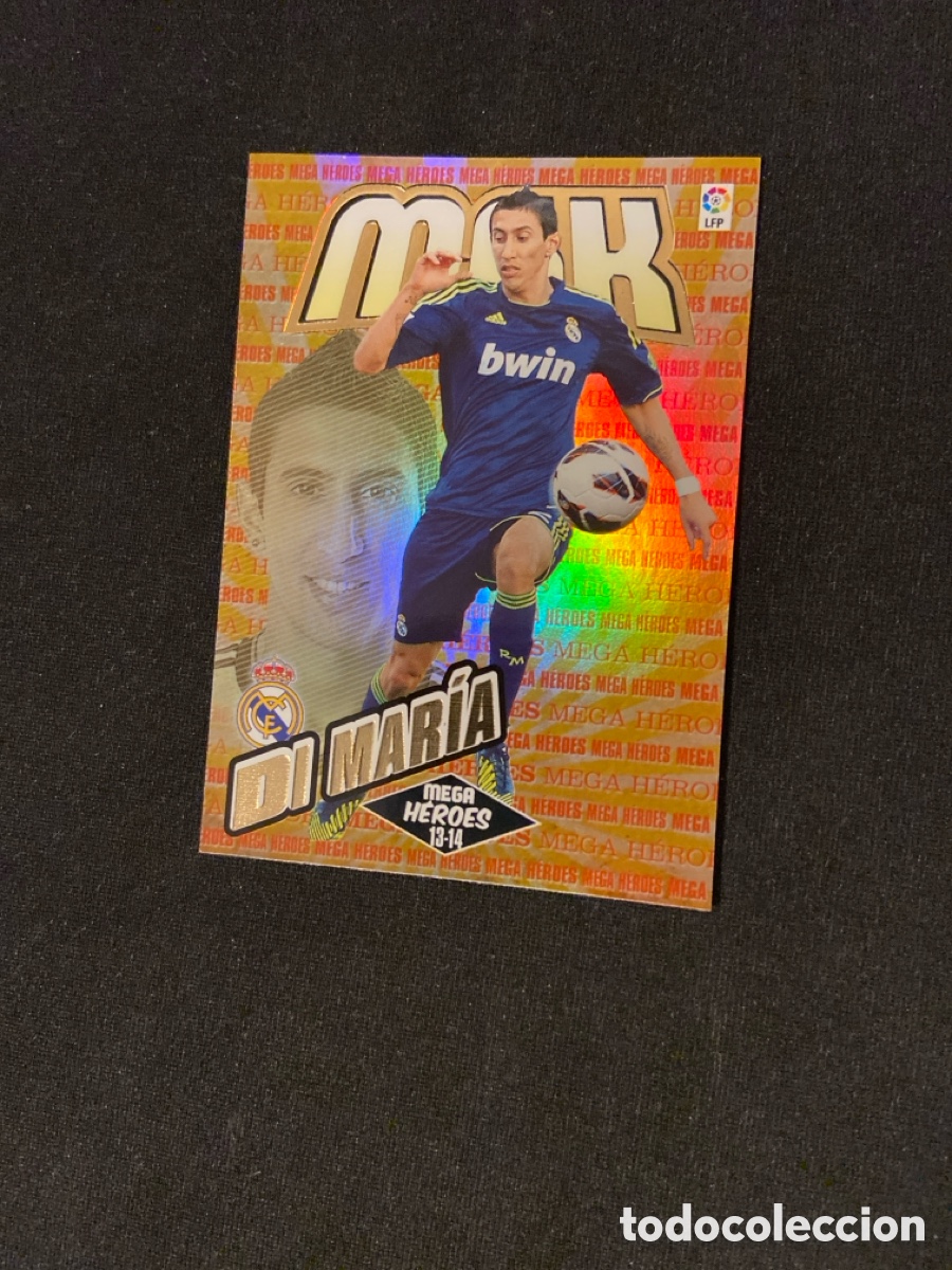 Cromos de f&uacute;tbol: DI MAR&Iacute;A 394 MEGA HEROES (REAL MADRID)