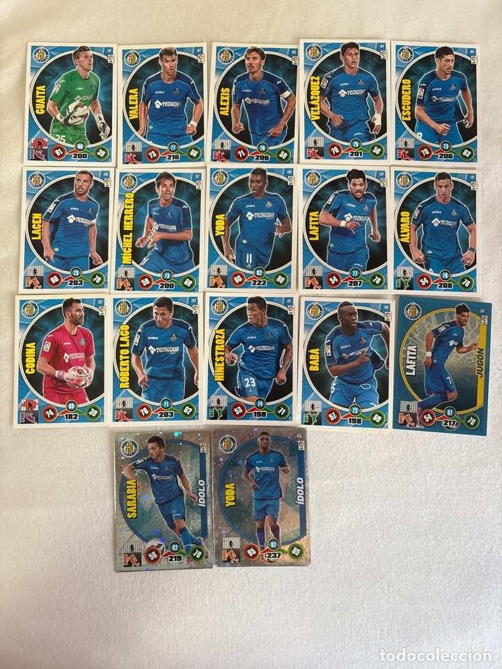 Cromos de f&uacute;tbol: Lote Cartas Getafe Adrenalyn 2014-15