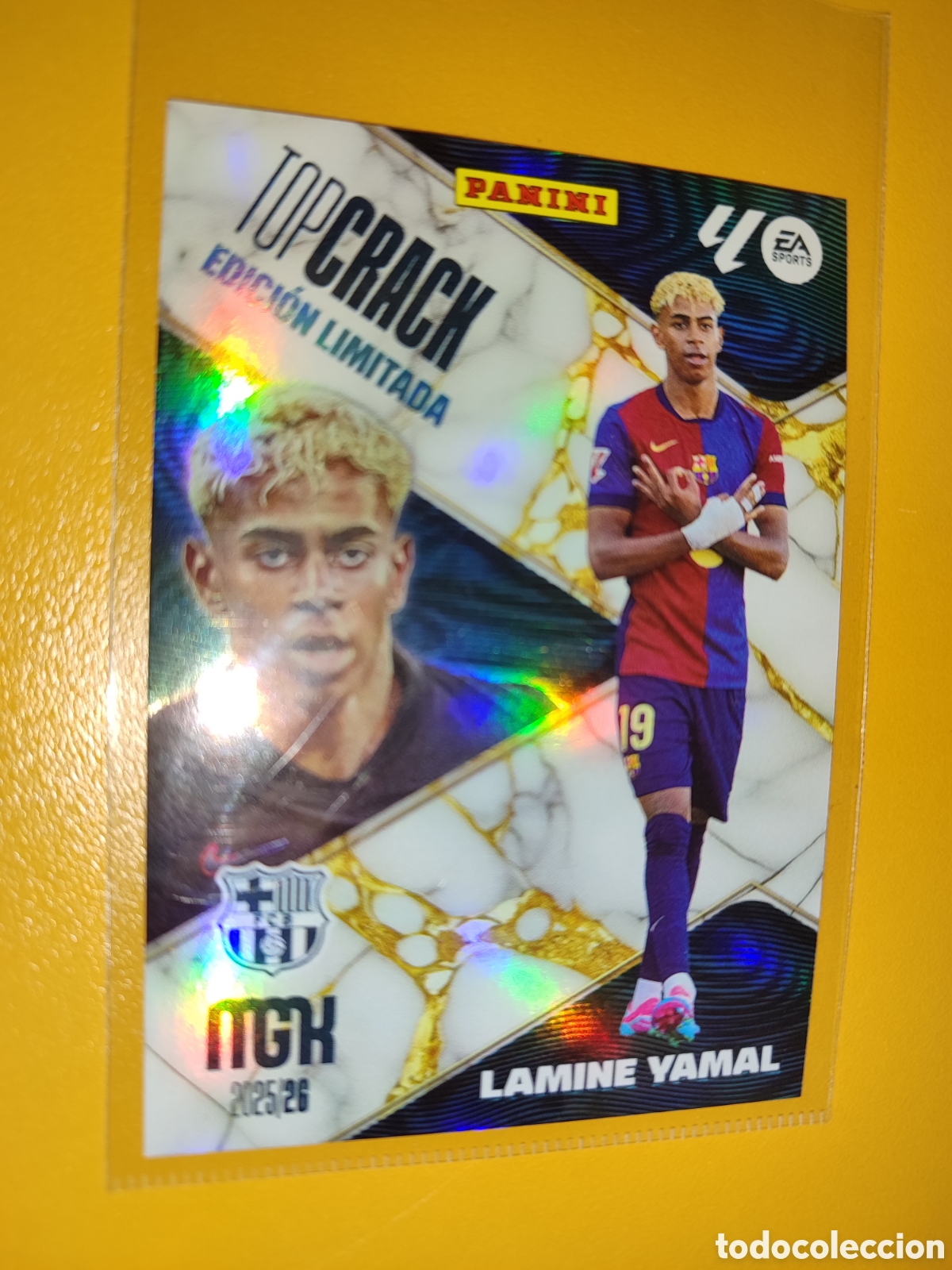 Cromos de f&uacute;tbol: Lamine Yamal Edici&oacute;n limitada MGK 25-26
