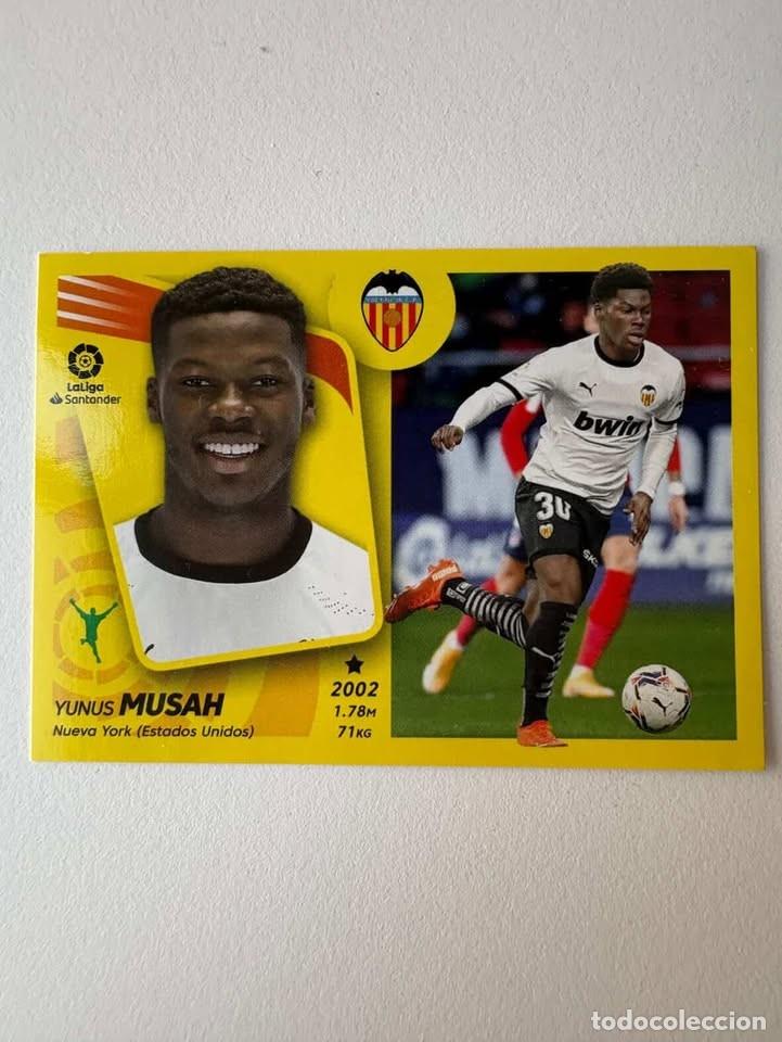 Cromos de Futebol: Cromo Yunus Musah Valencia 18 Liga Este 2021-22