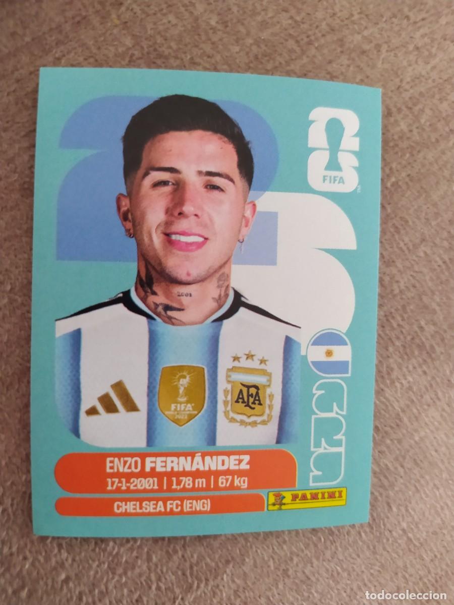 Fu&szlig;ball-Sticker: ARG 08 Enzo FERN&Aacute;NDEZ 8 Argentina Mundial 2026 Panini