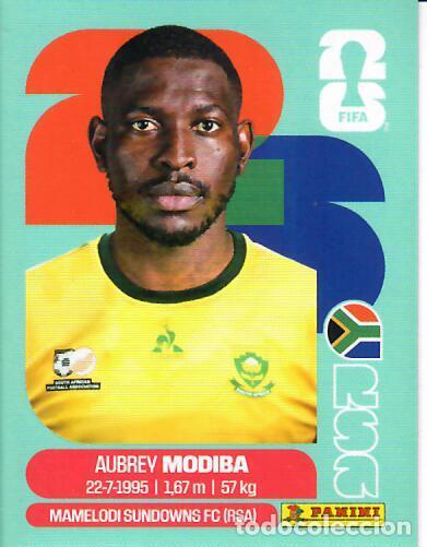 Cromos de f&uacute;tbol: CROMO PANINI MUNDIAL WORLD CUP 2026 - RSA 4 - MODIBA - SUD&Aacute;FRICA