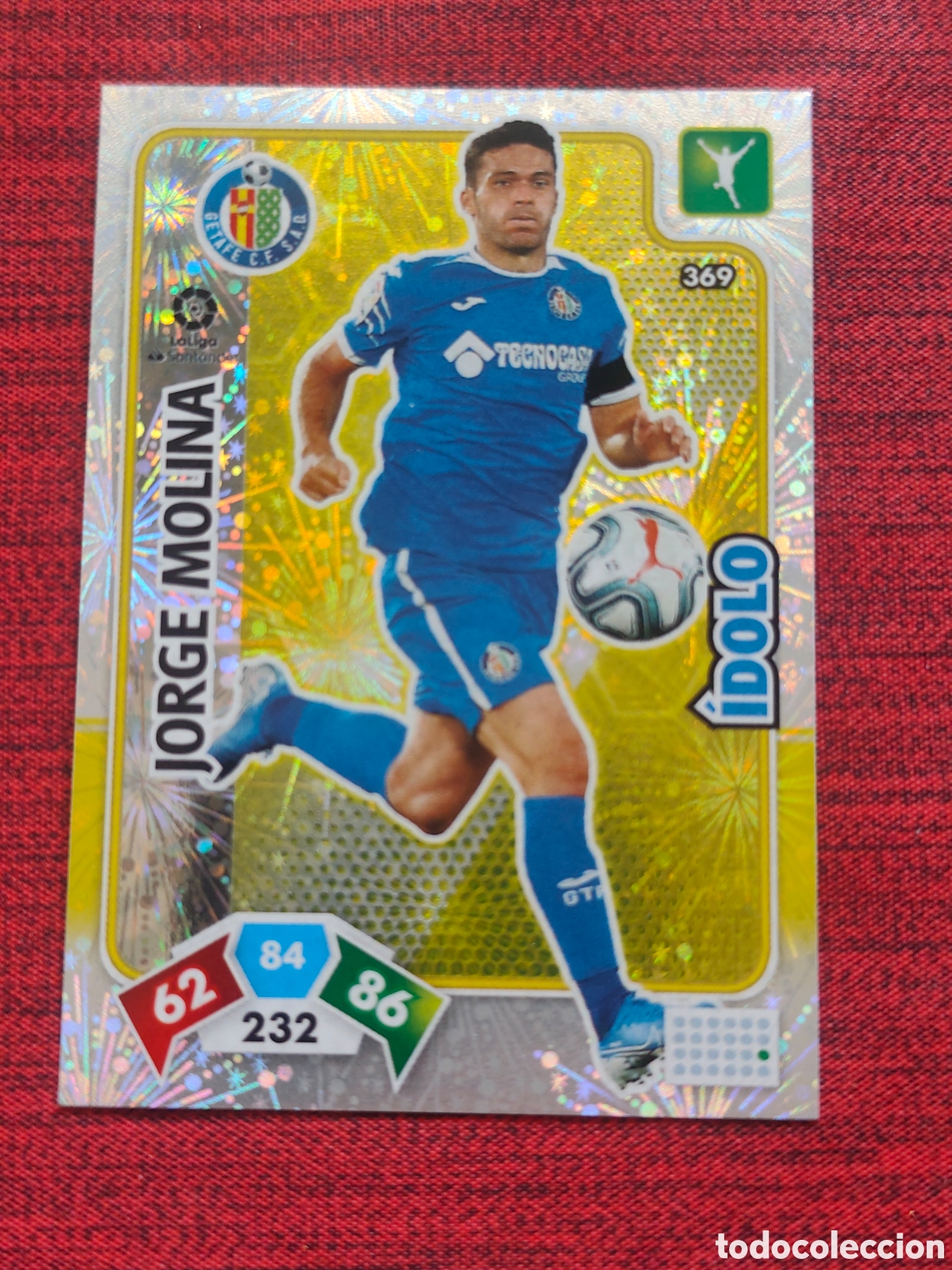 Cromos de f&uacute;tbol: 369 &Iacute;DOLO JORGE MOLINA GETAFE ADRENALYN XL 2019 2020