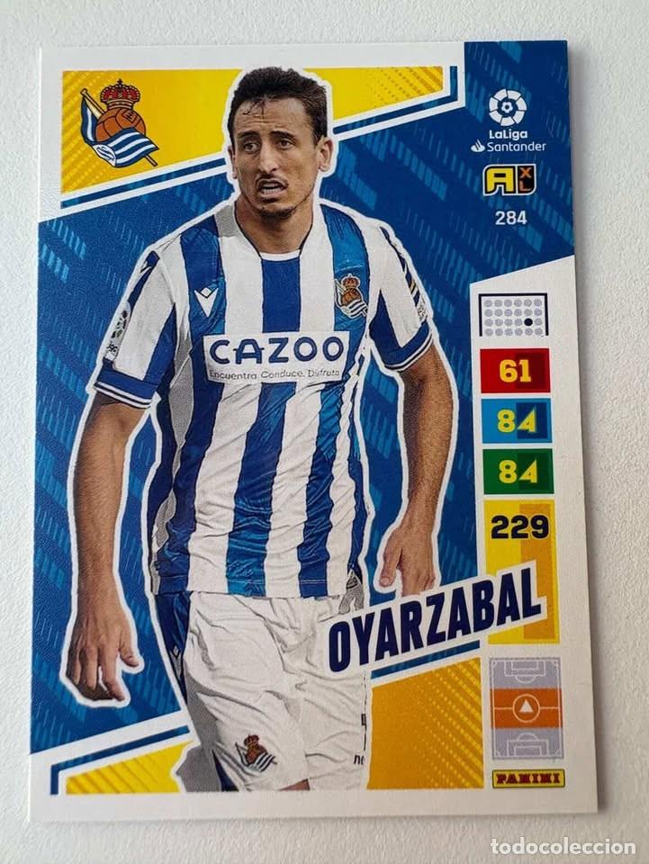 Cromos de f&uacute;tbol: Carta Oyarzabal Real Sociedad 284 Adrenalyn 2022-23