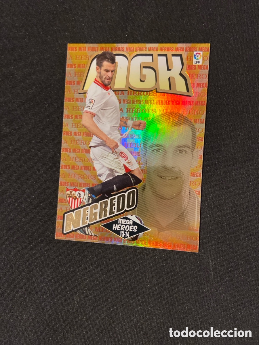 Cromos de f&uacute;tbol: NEGREDO 400 MEGA HEROES (SEVILLA)