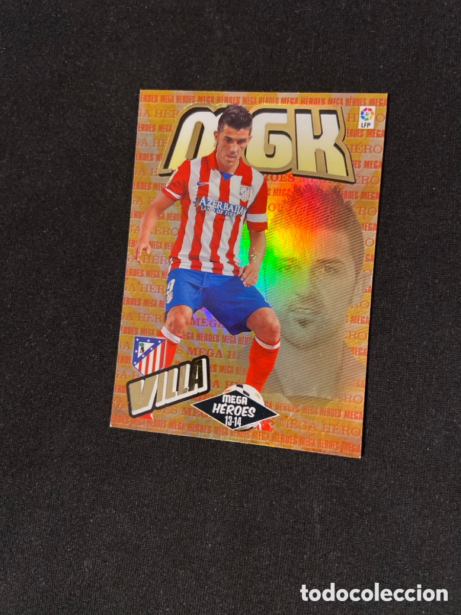 Cromos de f&uacute;tbol: VILLA 400 BIS MEGA HEROES (ATL&Eacute;TICO MADRID)