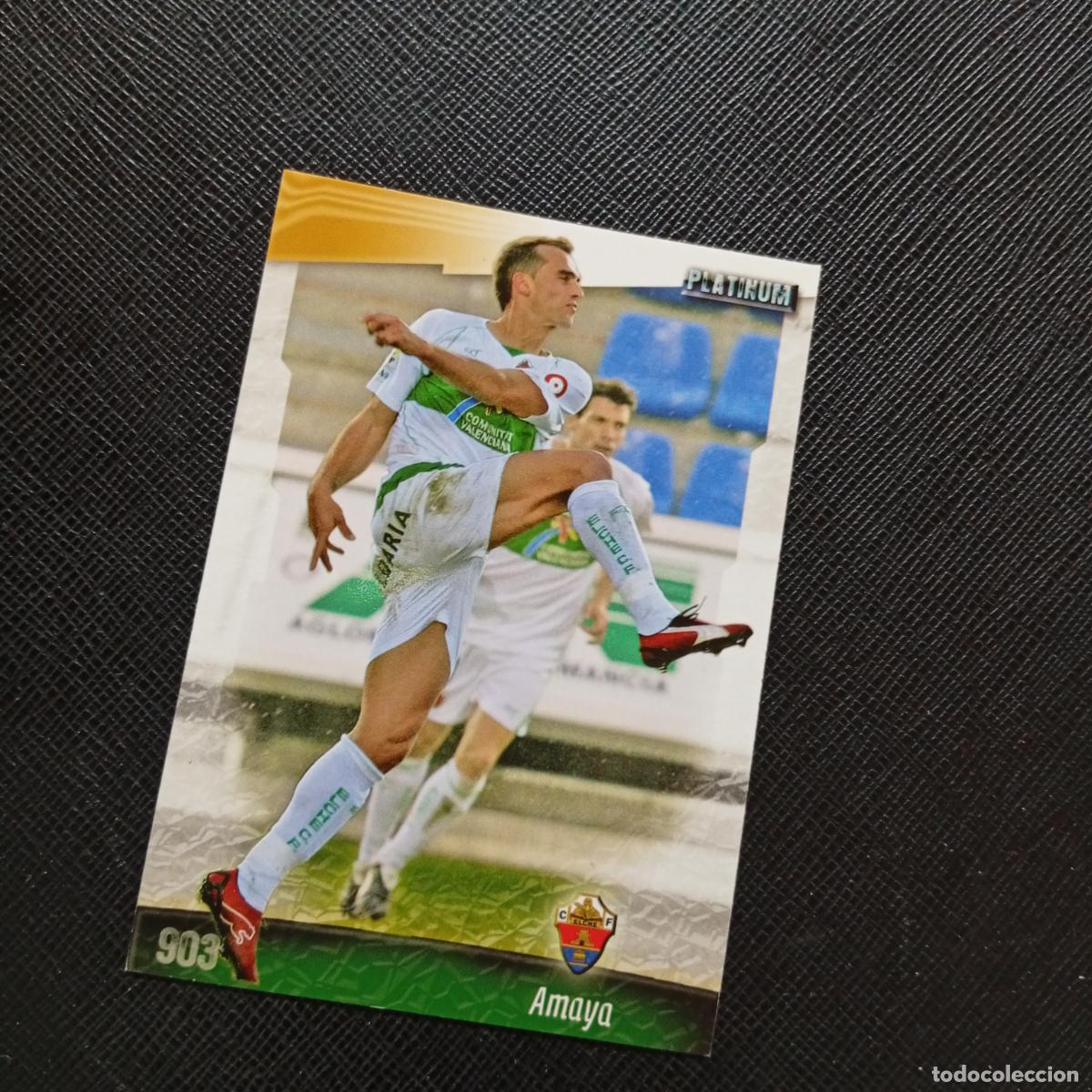 Cromos de f&uacute;tbol: 903 AMAYA ELCHE MUNDICROMO QUIZ GAME 2008 2009 FUTBOL 08 09 - A212 PG38