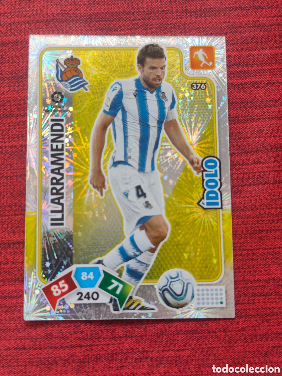 Cromos de f&uacute;tbol: 376 &Iacute;DOLO ILLARRAMENDI REAL SOCIEDAD ADRENALYN XL 2019 2020