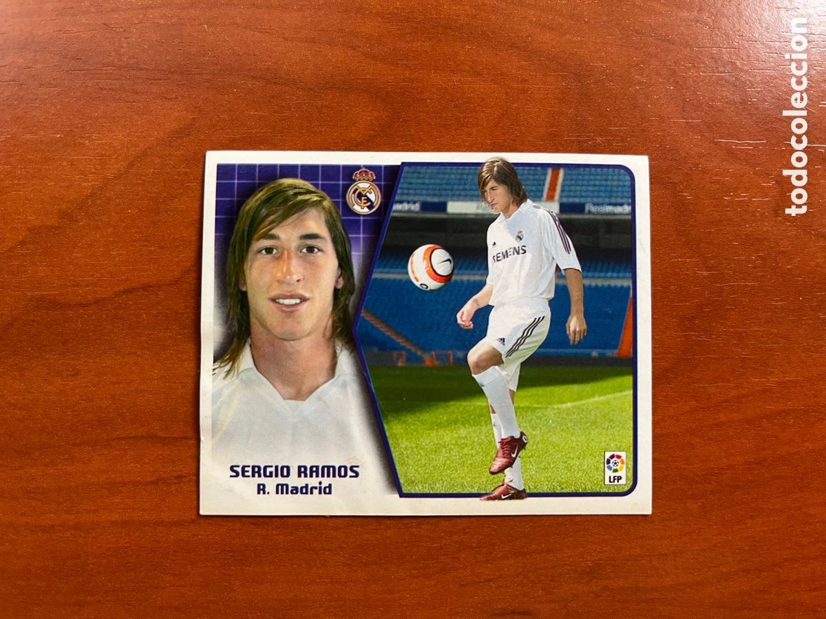 Cromos de f&uacute;tbol: SERGIO RAMOS REAL MADRID ULTIMOS FICHAJE 48 LIGA ESTE 2005/06 05 06