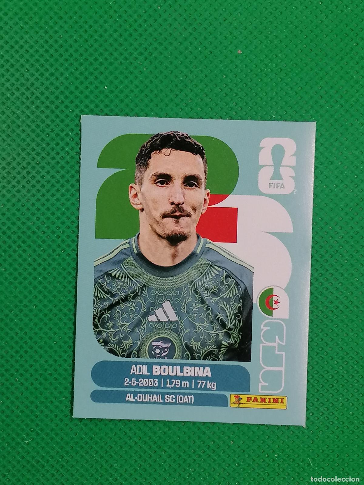 Cromos de f&uacute;tbol: ADIL BOULBINA ALGERIA ALG UPDATE SET ⚽ PANINI FIFA MUNDIAL WORLD CUP 26 2026 STICKER ⚽