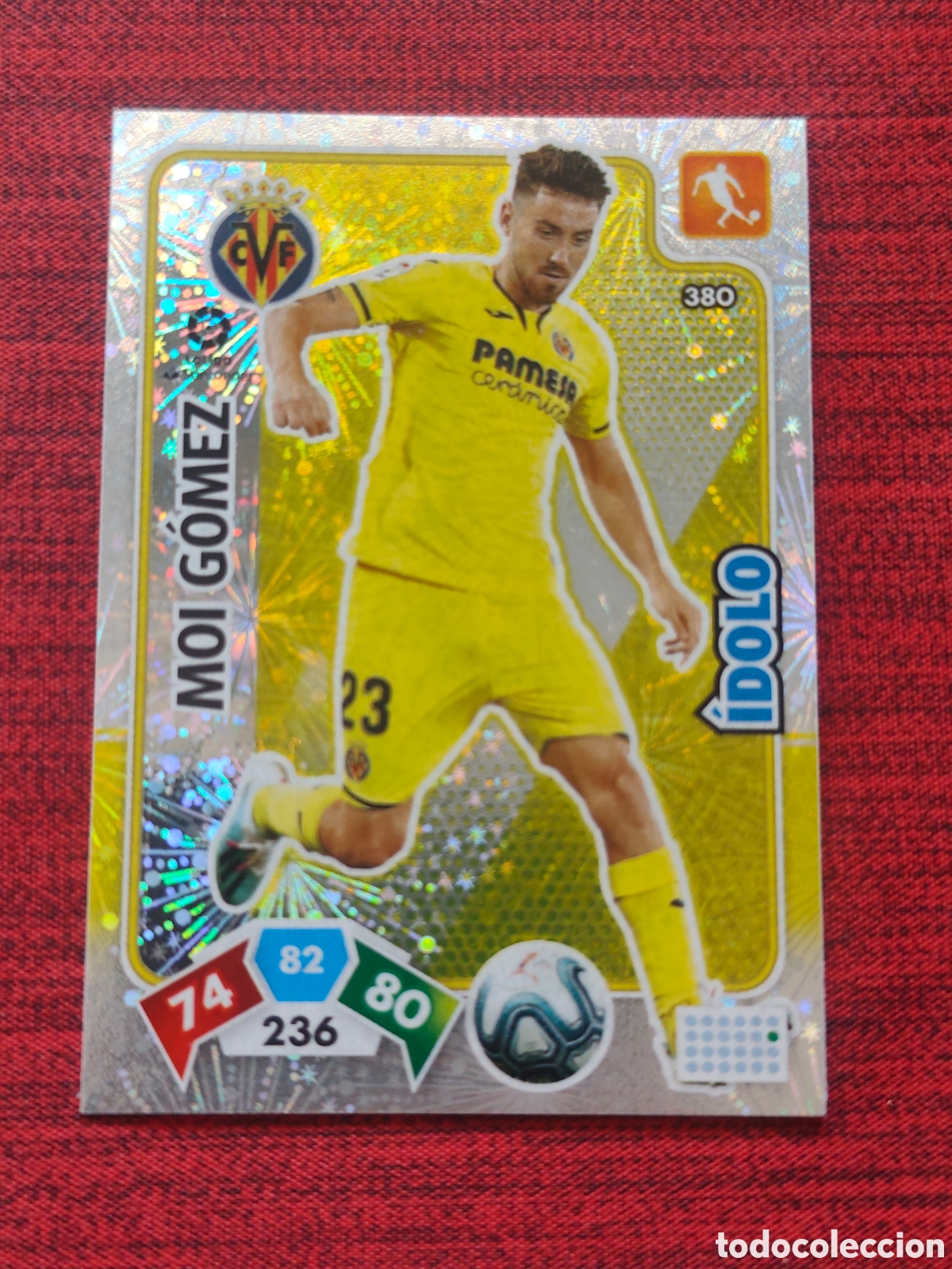 Cromos de f&uacute;tbol: 380 &Iacute;DOLO MOI G&Oacute;MEZ VILLARREAL ADRENALYN XL 2019 2020
